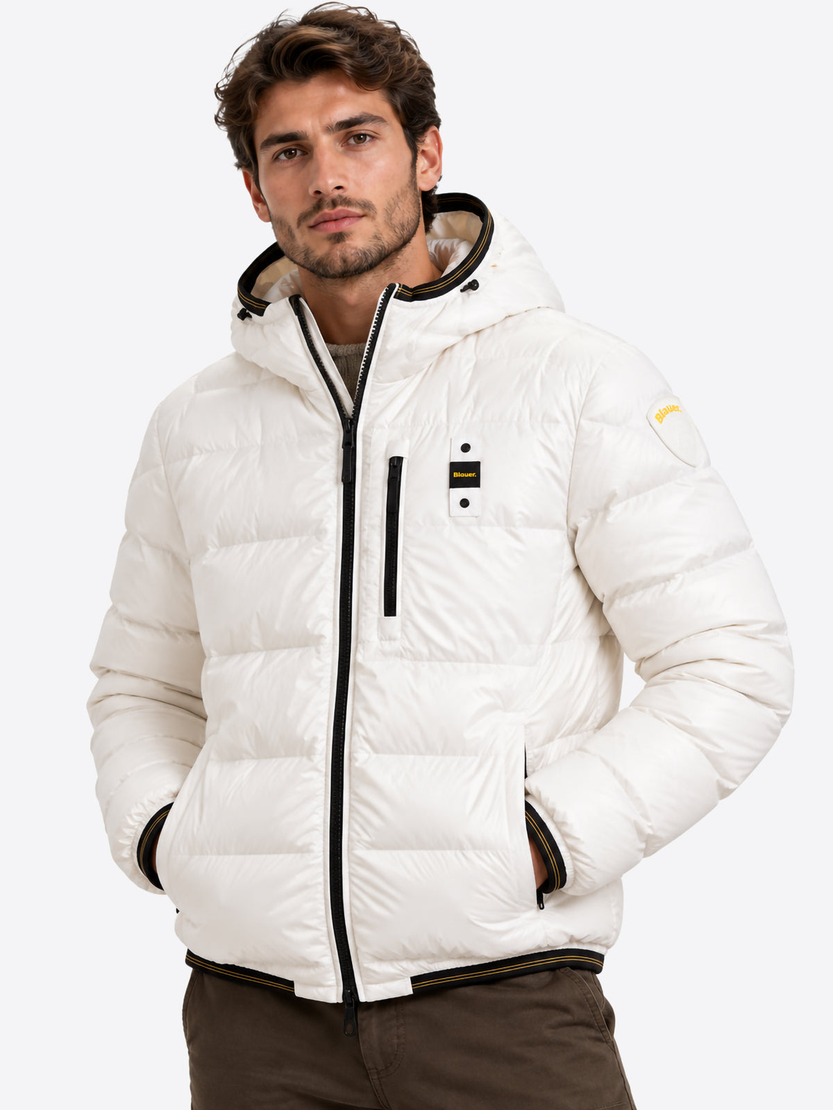 Piumino BLAUER da Uomo - bianco BLUC030646355100 BIANCO