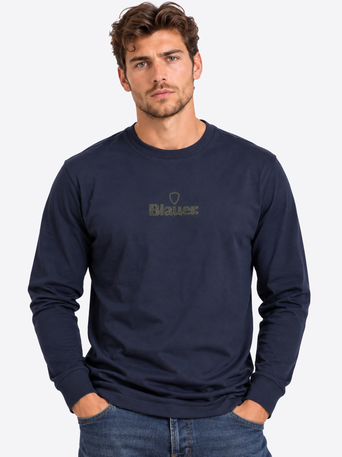 Long-shirt BLAUER da Uomo - blu BLUH014120888 BLU