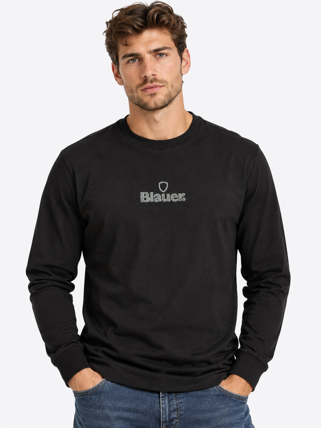 Long-shirt BLAUER da Uomo - nero BLUH014120999 NERO