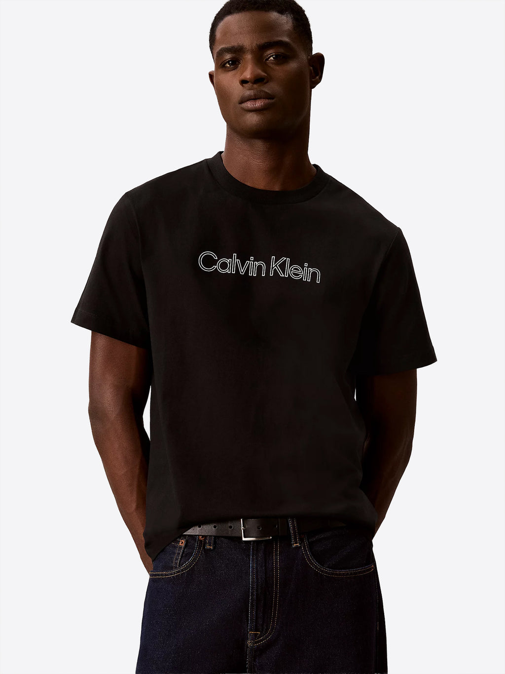 T-shirt CALVIN KLEIN da Uomo - nero LV04LG812GUB1