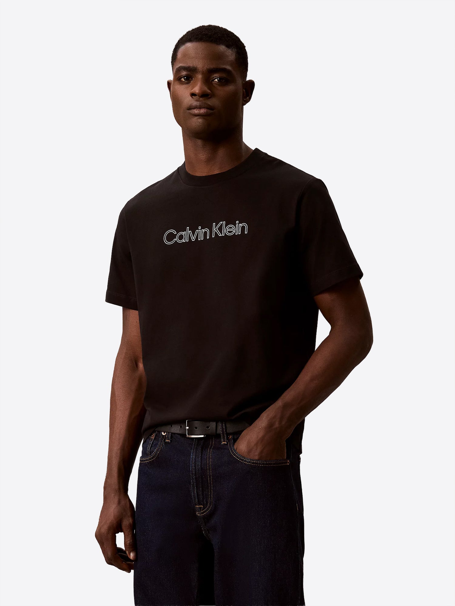T-shirt CALVIN KLEIN da Uomo - nero LV04LG812GUB1