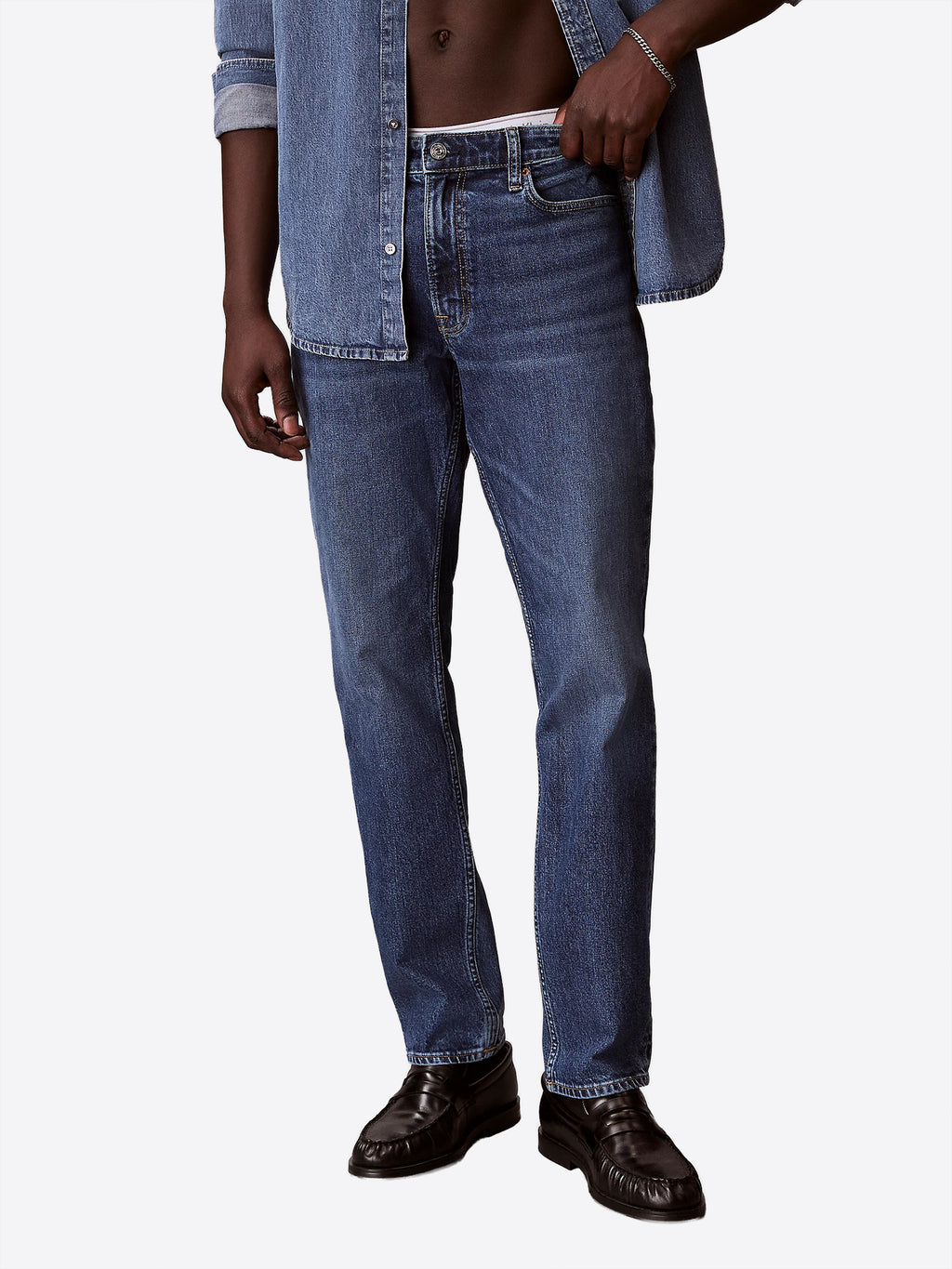 Pantalone CALVIN KLEIN da Uomo - blu LV04RB735GASA