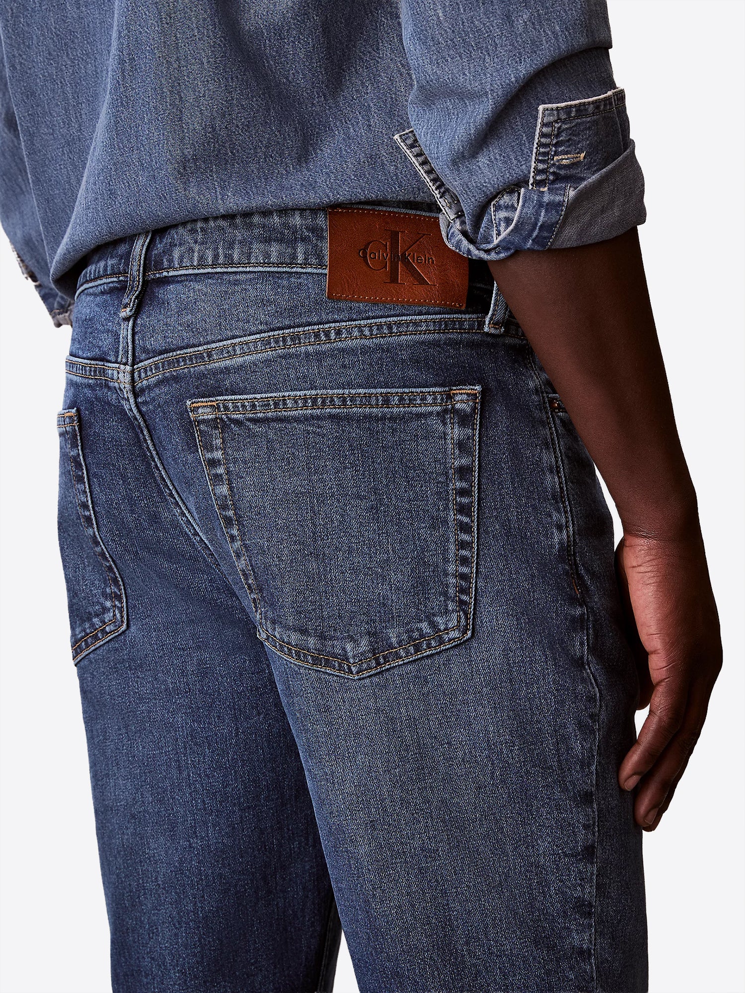 Pantalone CALVIN KLEIN da Uomo - blu LV04RB735GASA