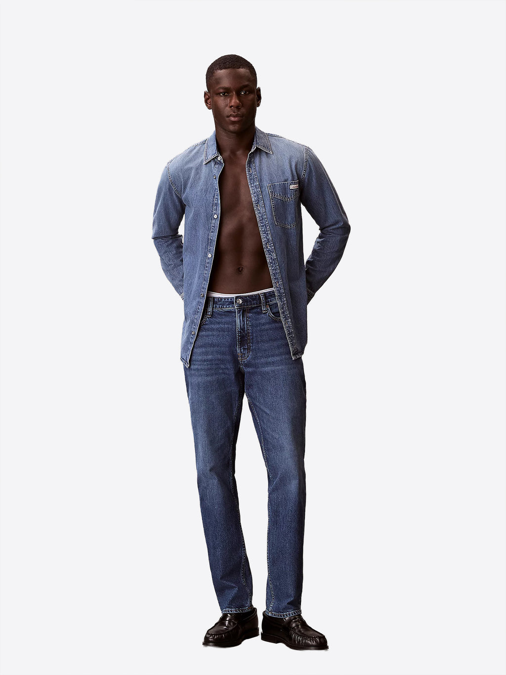 Pantalone CALVIN KLEIN da Uomo - blu LV04RB735GASA
