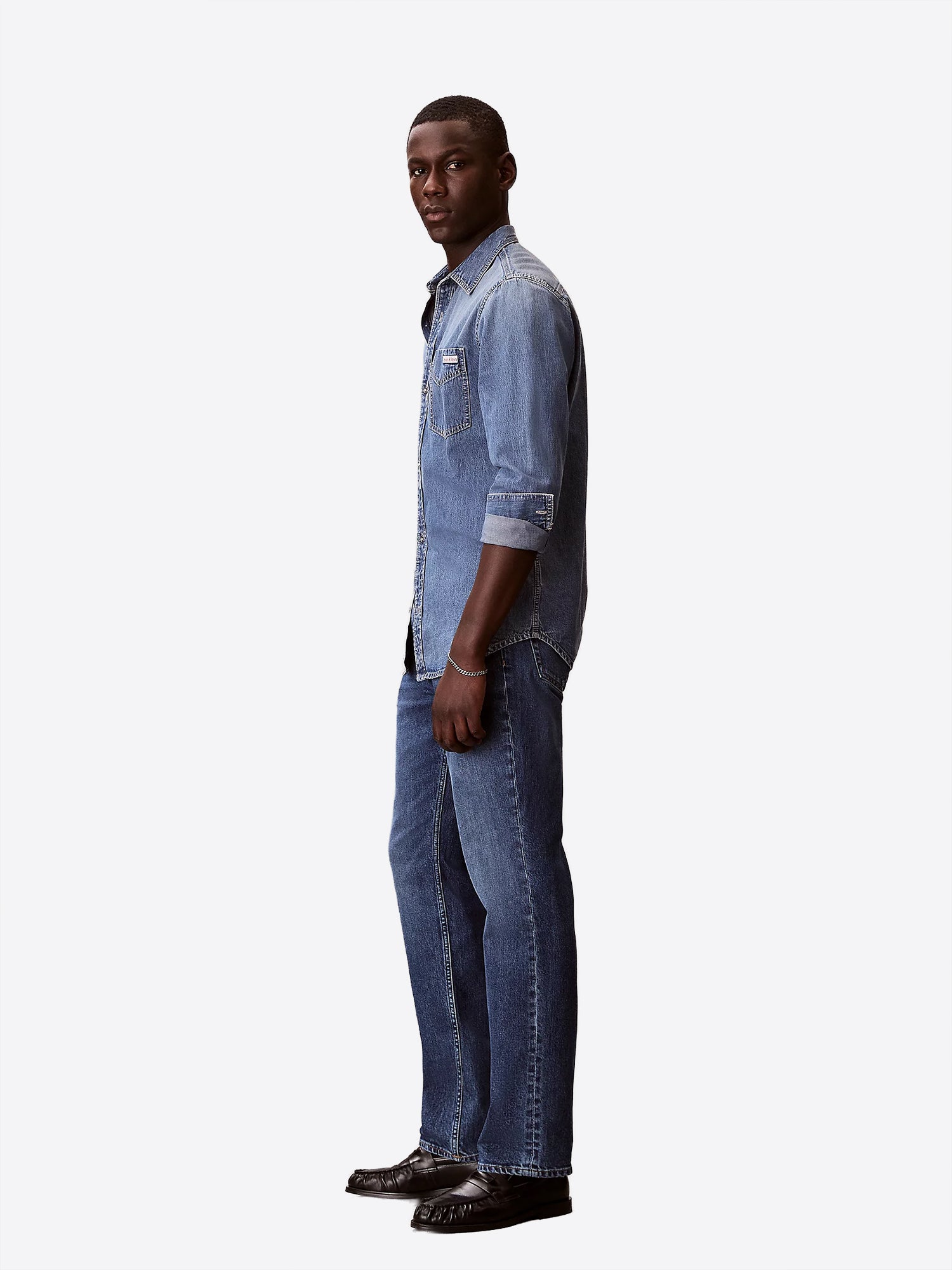 Pantalone CALVIN KLEIN da Uomo - blu LV04RB735GASA