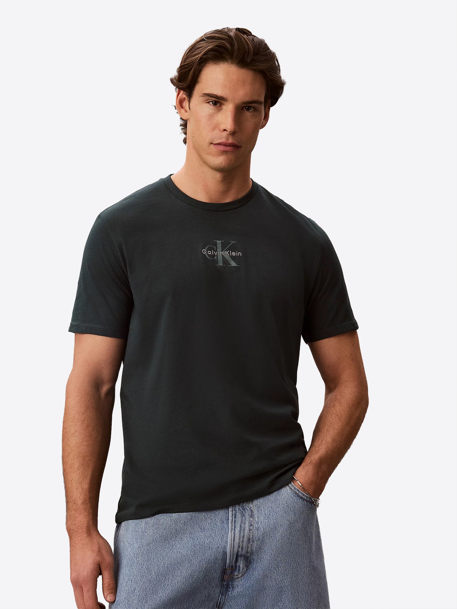 T-shirt CALVIN KLEIN da Uomo - blu LV04RB866GPZM