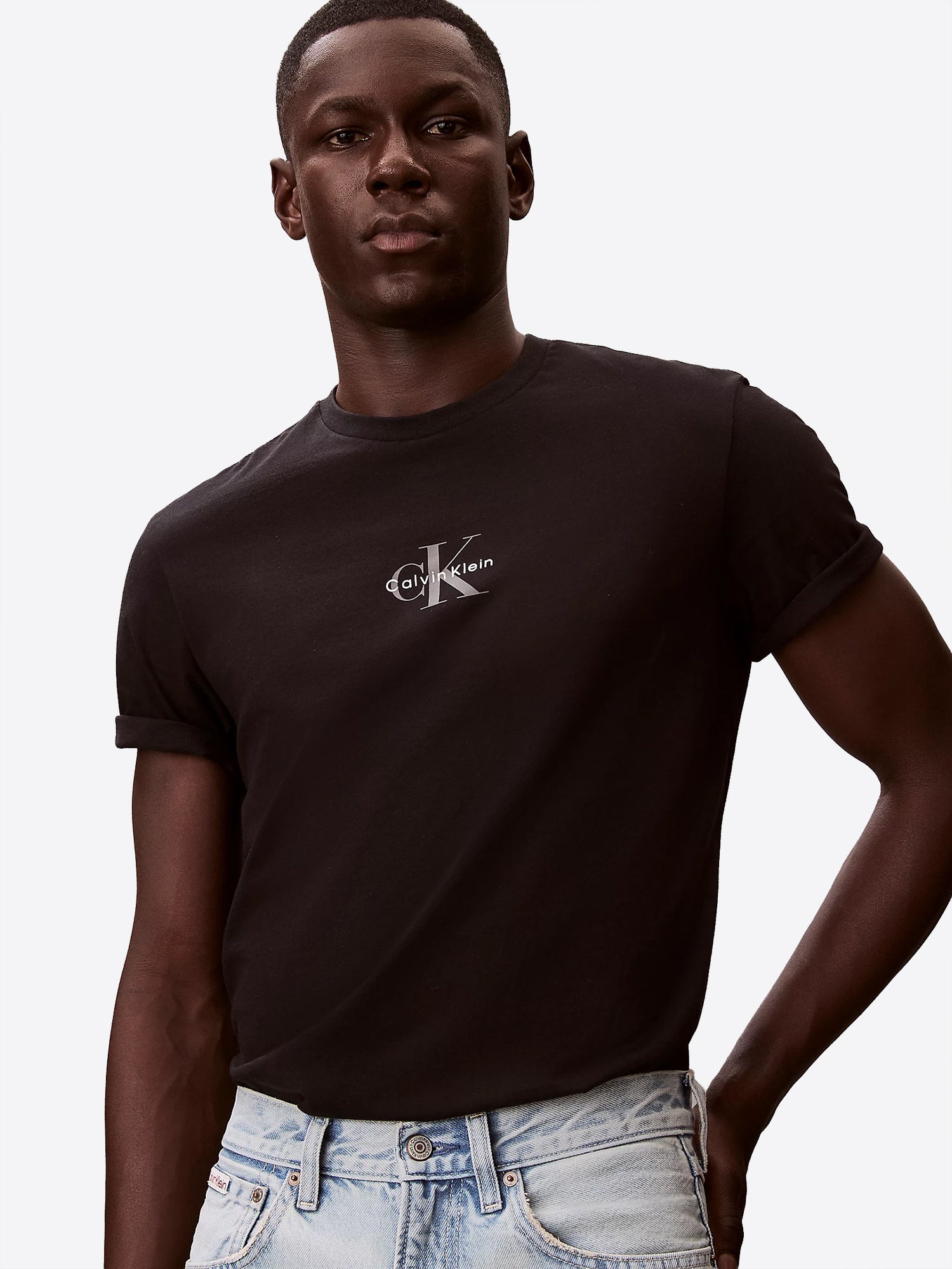 T-shirt CALVIN KLEIN da Uomo - nero LV04RB866GUB1