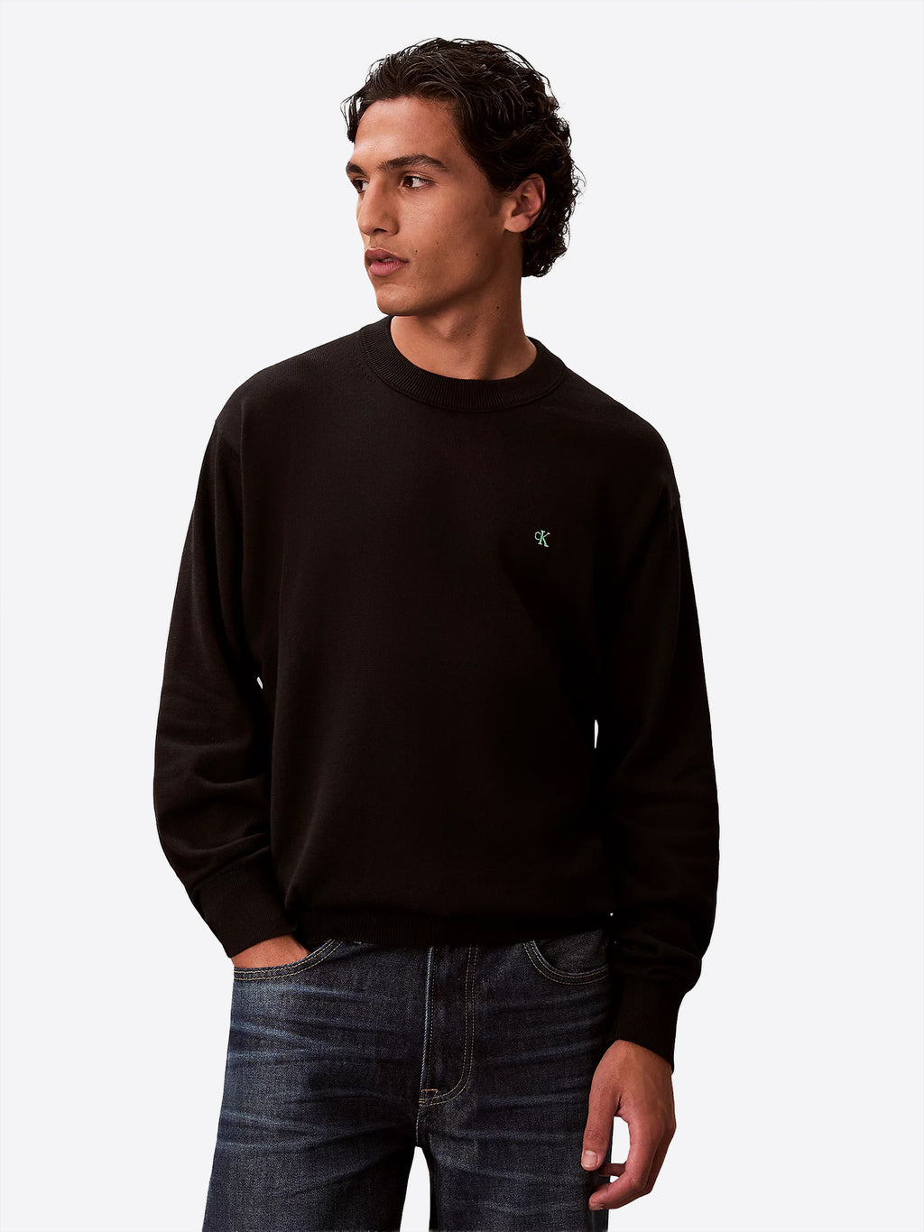 Felpa CALVIN KLEIN da Uomo - nero LV04RC309GUB1