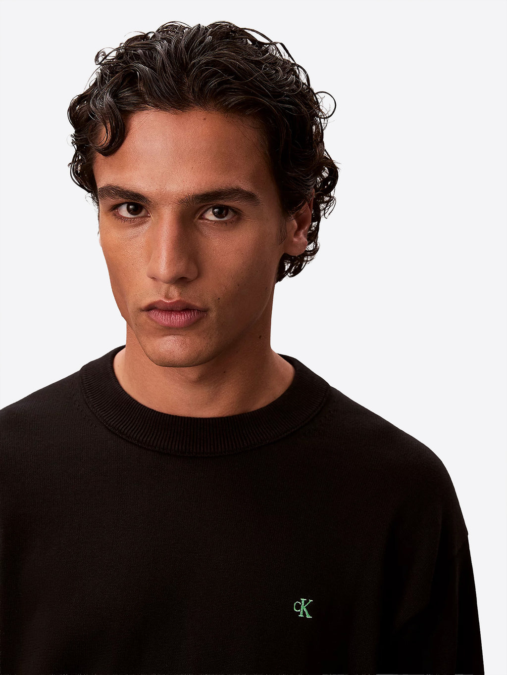 Felpa CALVIN KLEIN da Uomo - nero LV04RC309GUB1