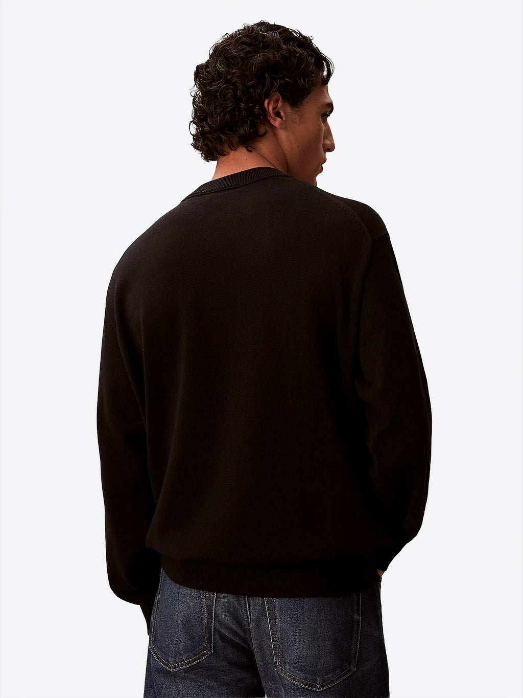 Felpa CALVIN KLEIN da Uomo - nero LV04RC309GUB1