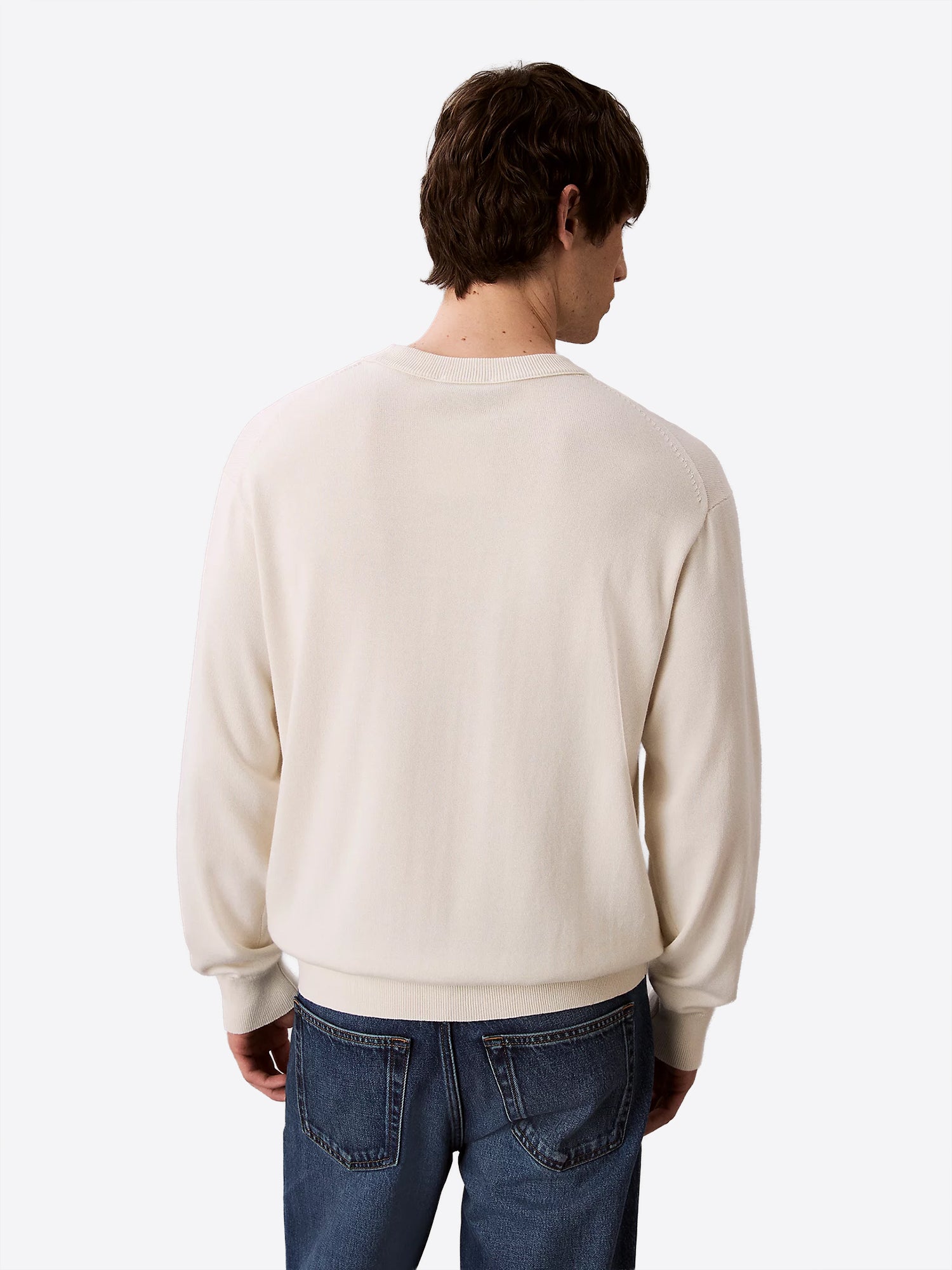 Felpa CALVIN KLEIN da Uomo - beige LV04RC309GYAS