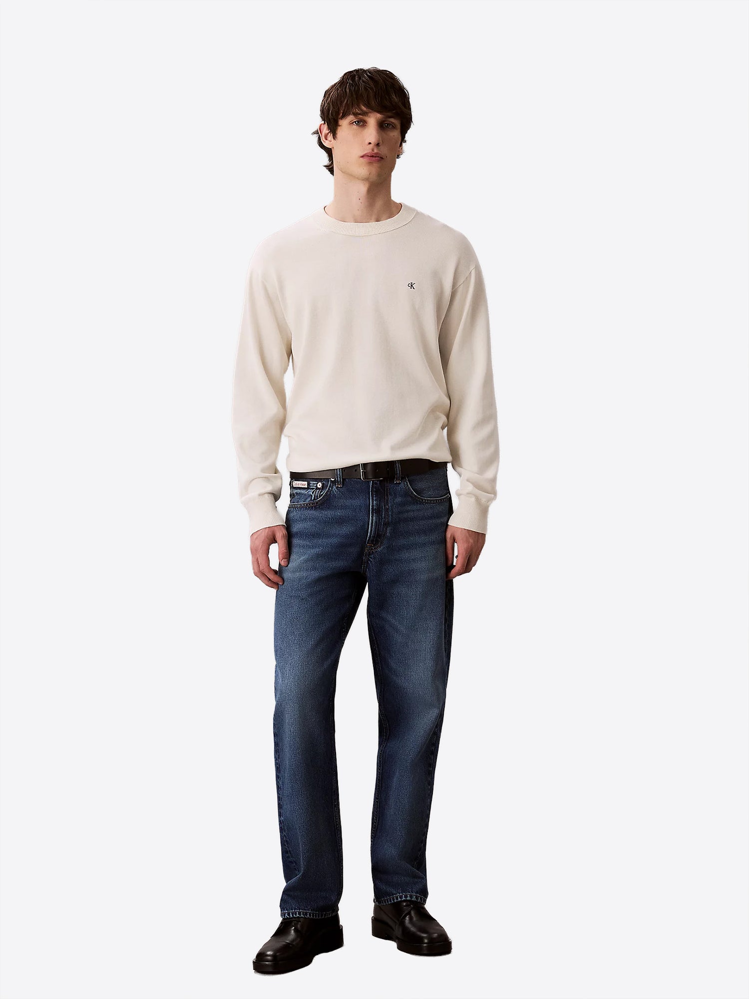 Felpa CALVIN KLEIN da Uomo - beige LV04RC309GYAS