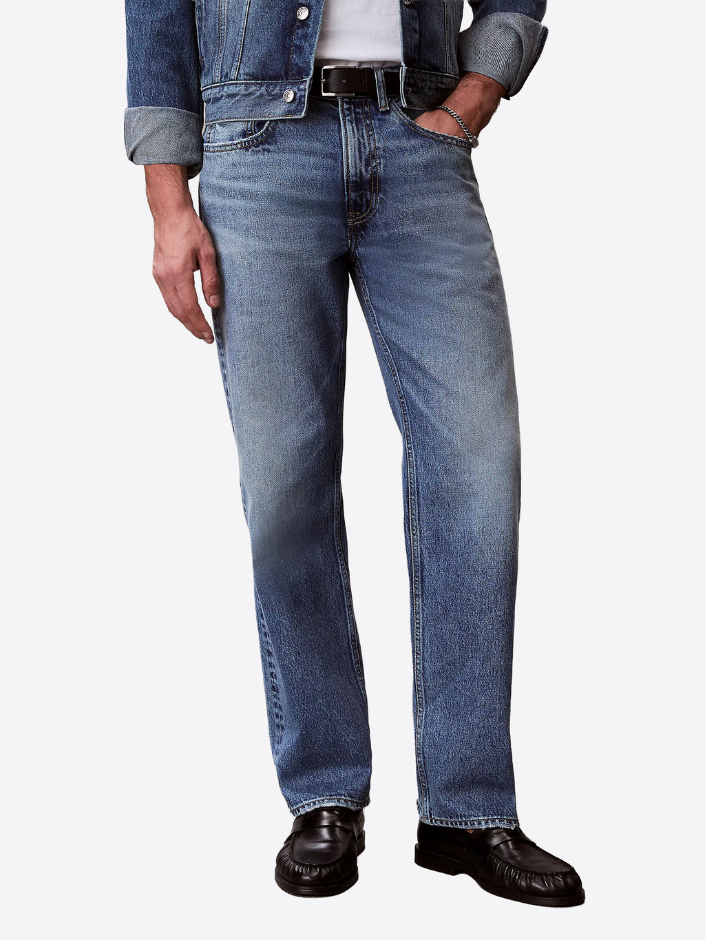 Pantalone CALVIN KLEIN da Uomo - blu LV04RF725GWE9