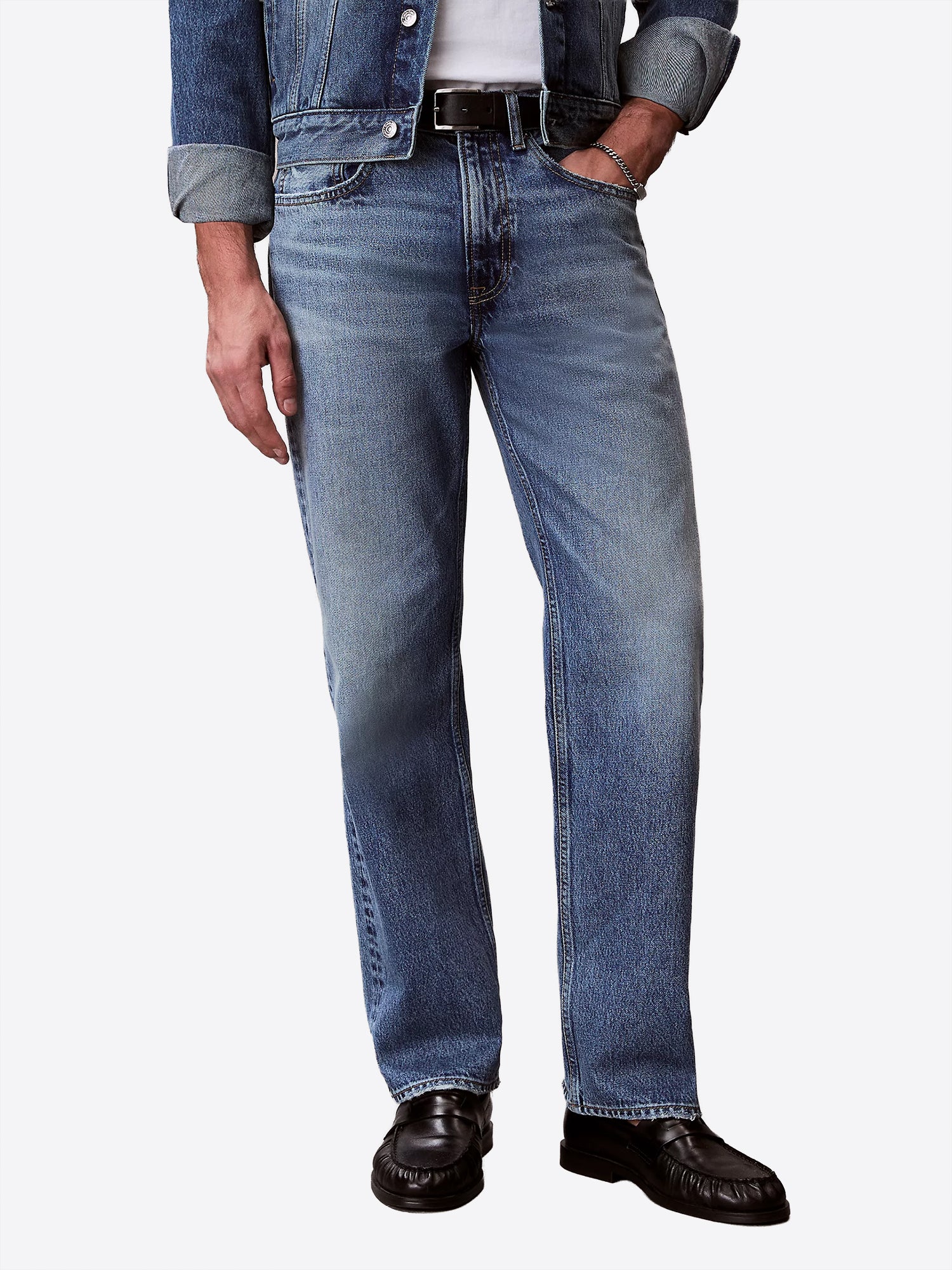 Pantalone CALVIN KLEIN da Uomo - blu LV04RF725GWE9