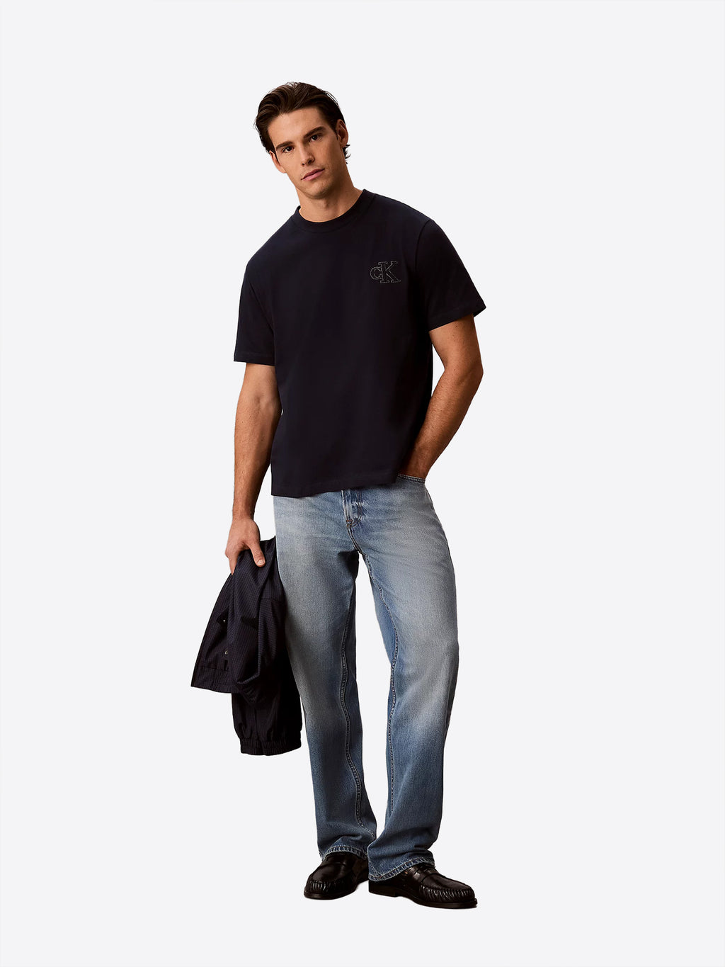 T-shirt CALVIN KLEIN da Uomo - blu LV04RG220GCEF