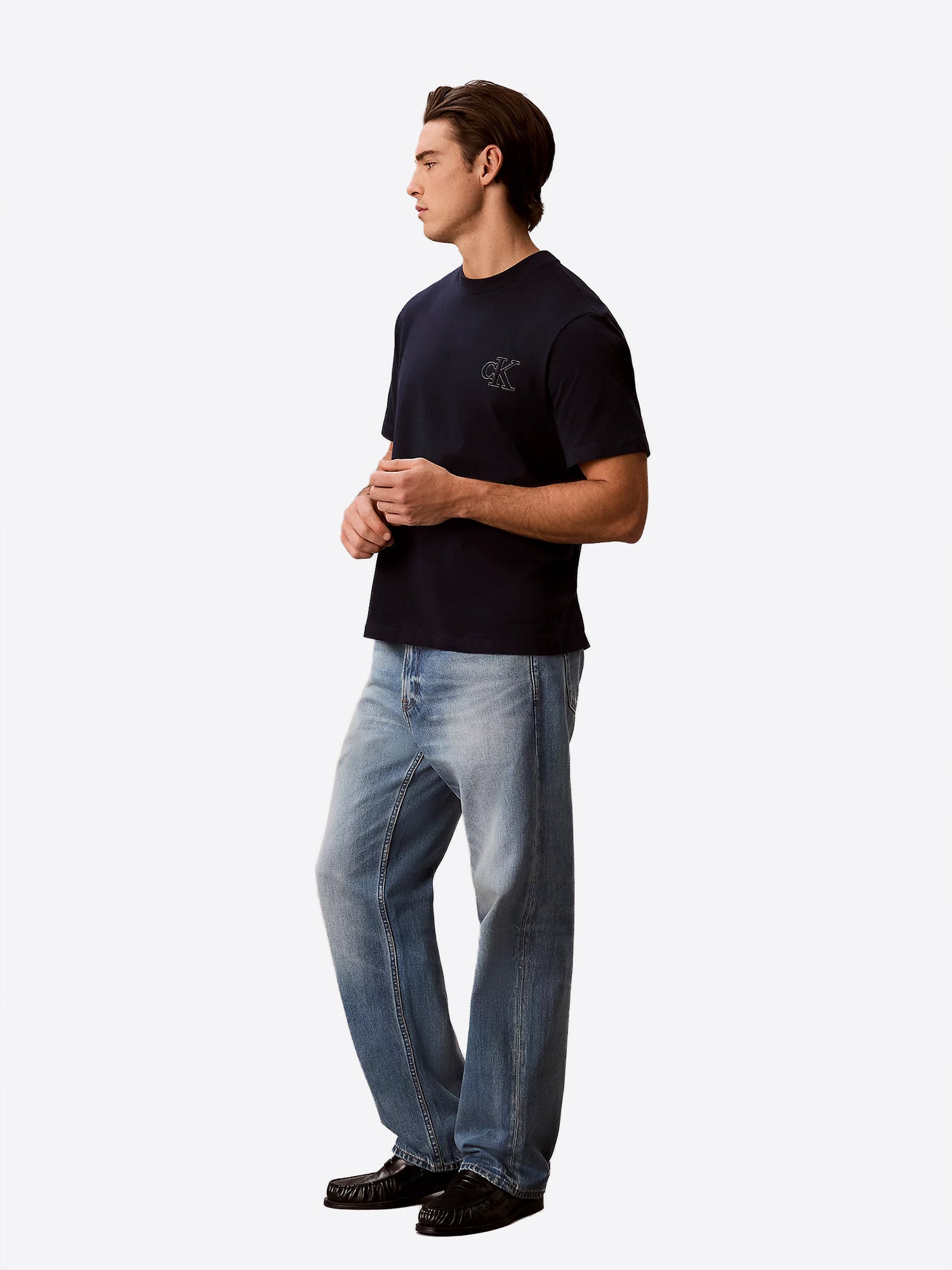 T-shirt CALVIN KLEIN da Uomo - blu LV04RG220GCEF