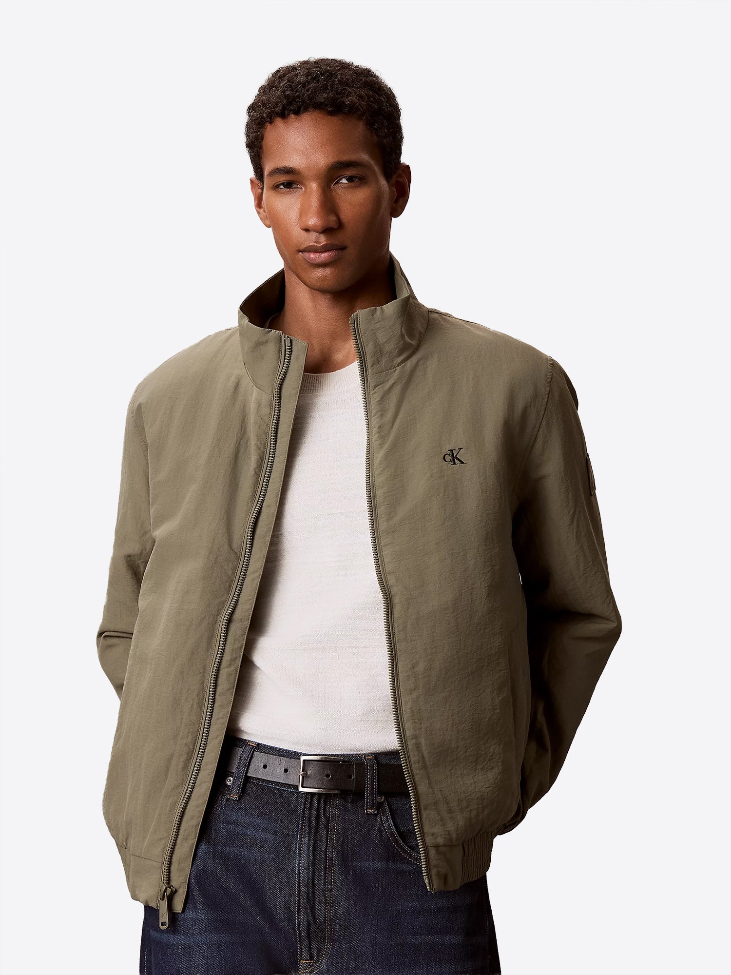 Giubbino CALVIN KLEIN da Uomo - verde LV04RG500GLDY