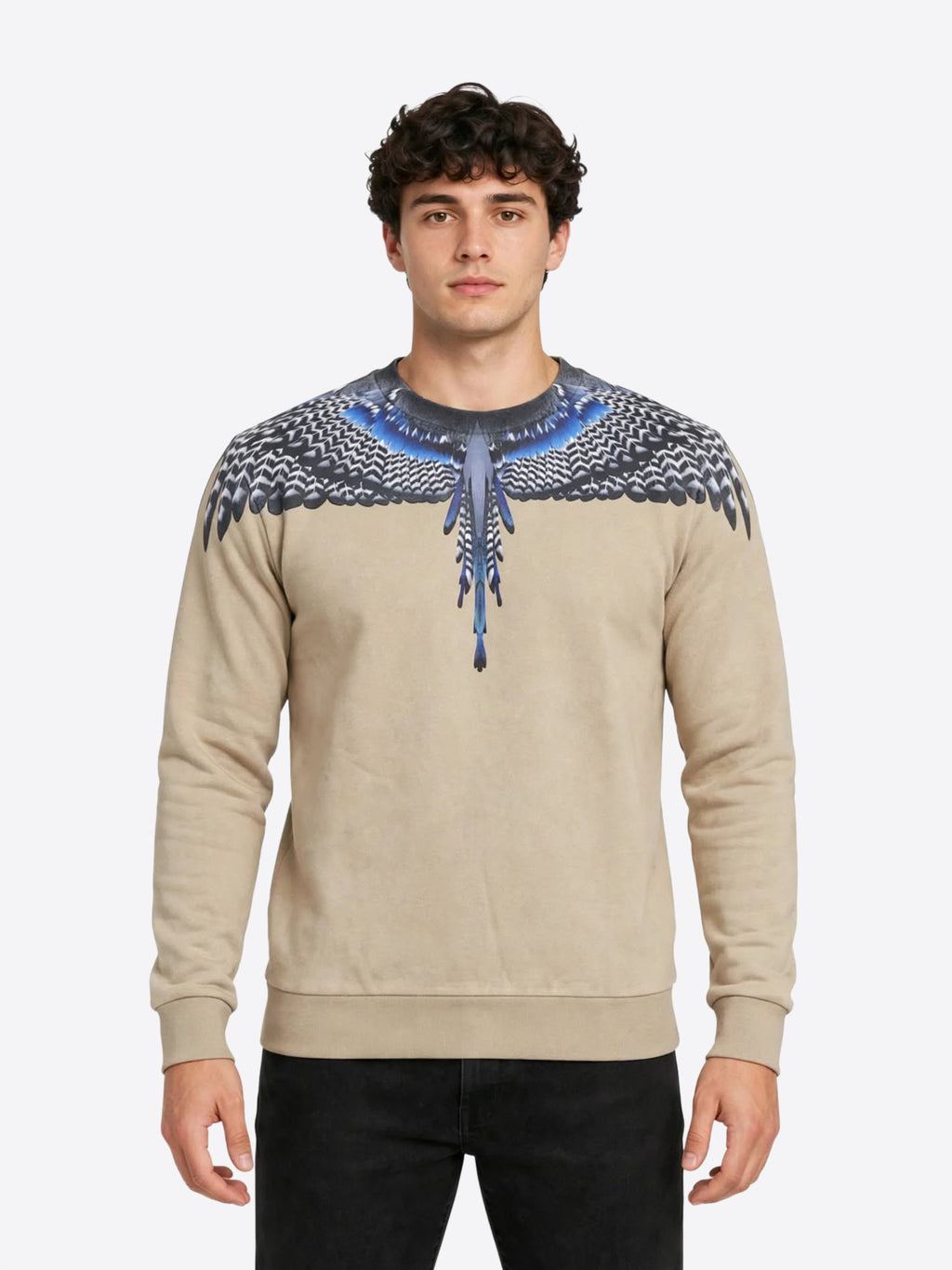 Felpa COUNTY OF MILAN da Uomo - beige SW039092 SAND