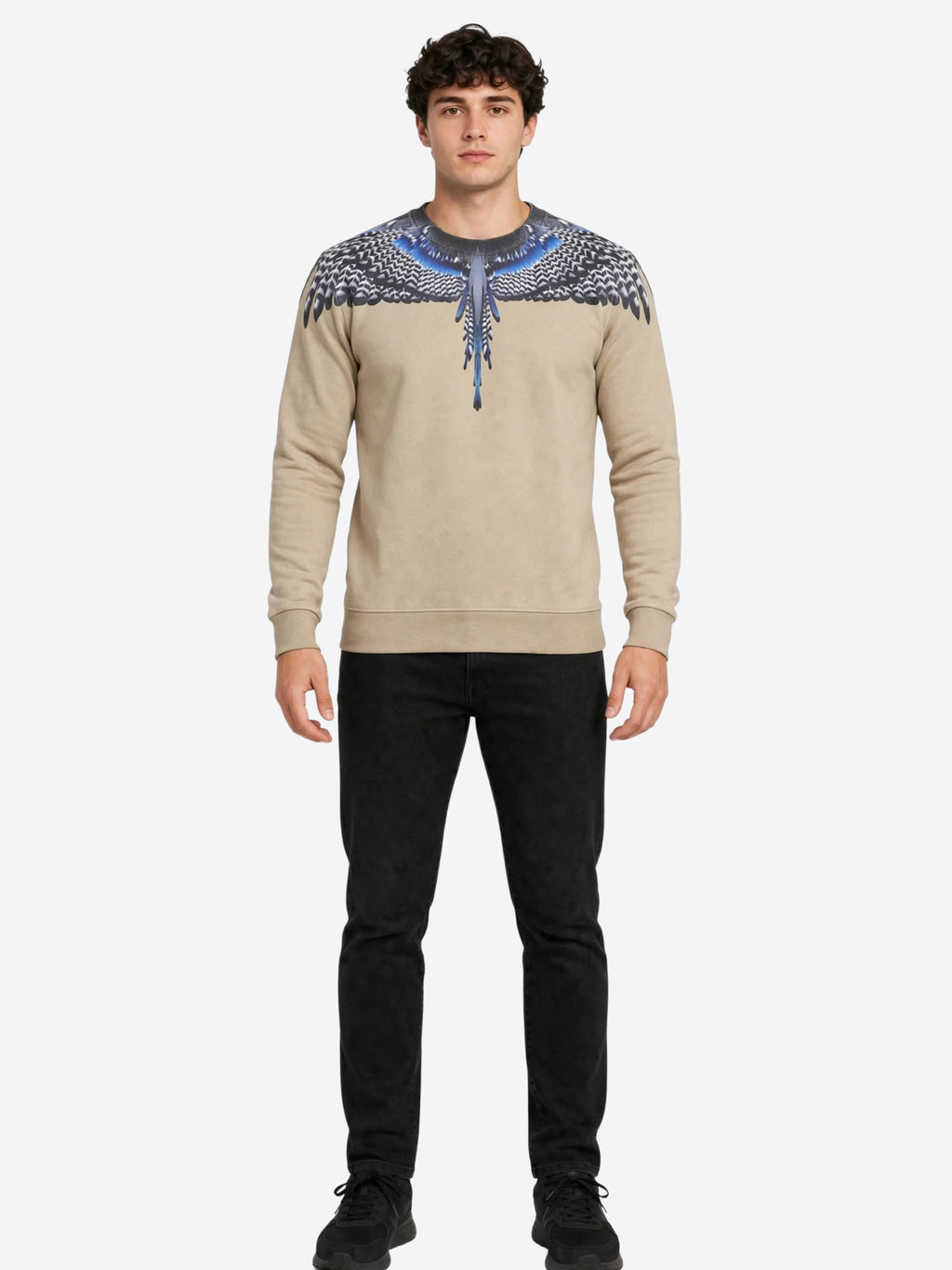 Felpa COUNTY OF MILAN da Uomo - beige SW039092 SAND
