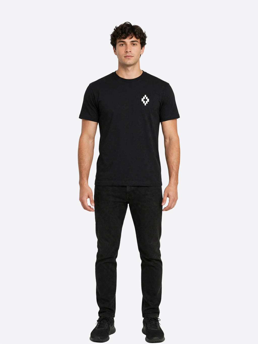 T-shirt COUNTY OF MILAN da Uomo - nero TH012110 BLACK