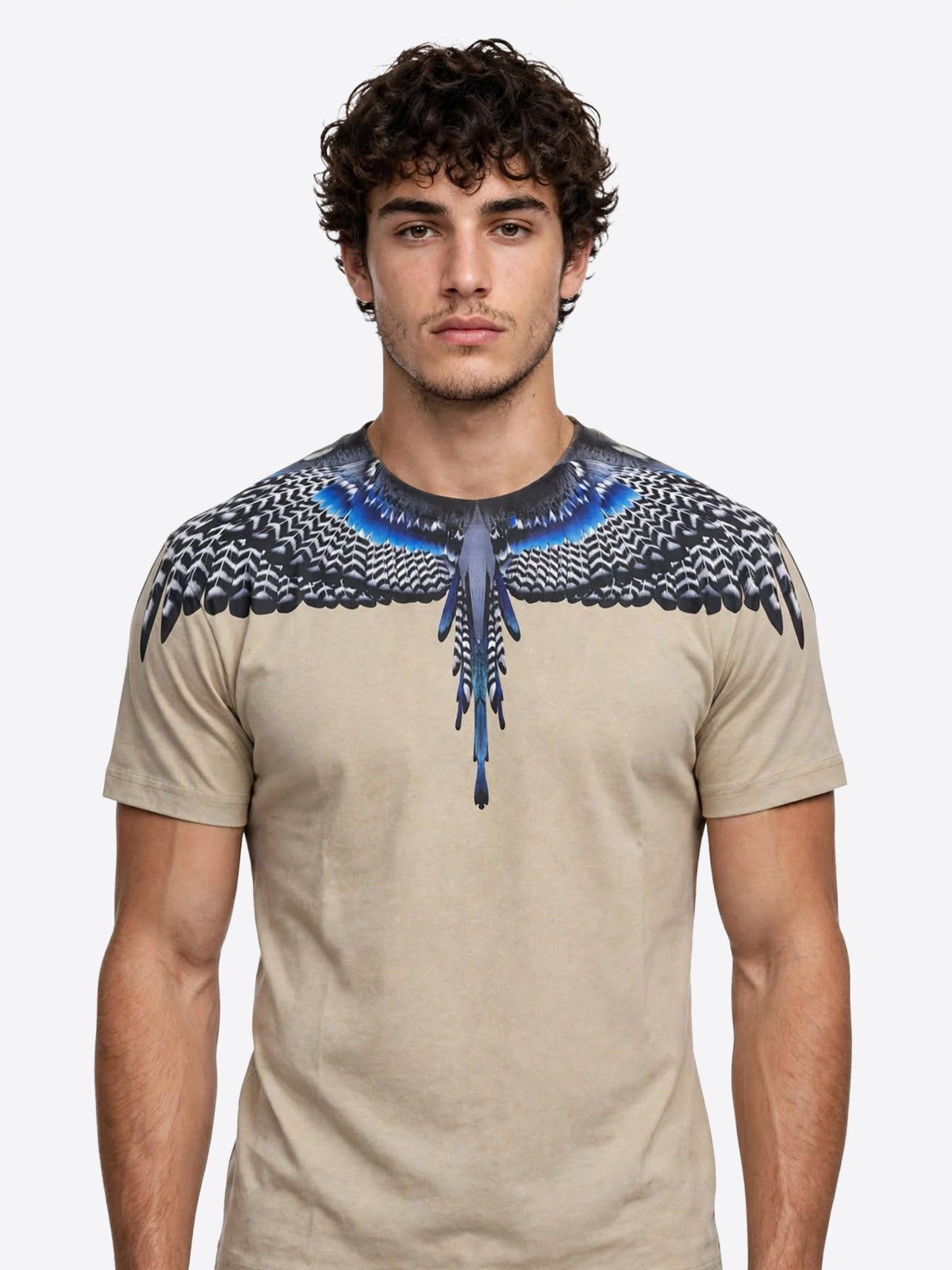 T-shirt COUNTY OF MILAN da Uomo - beige TH040092 SAND