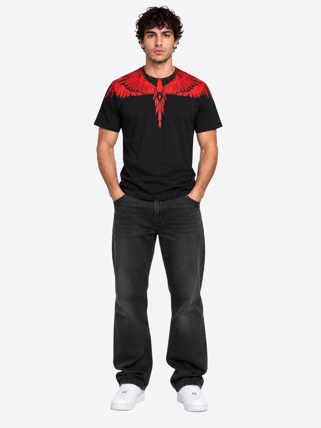 T-shirt COUNTY OF MILAN da Uomo - nero TH041110 NERO