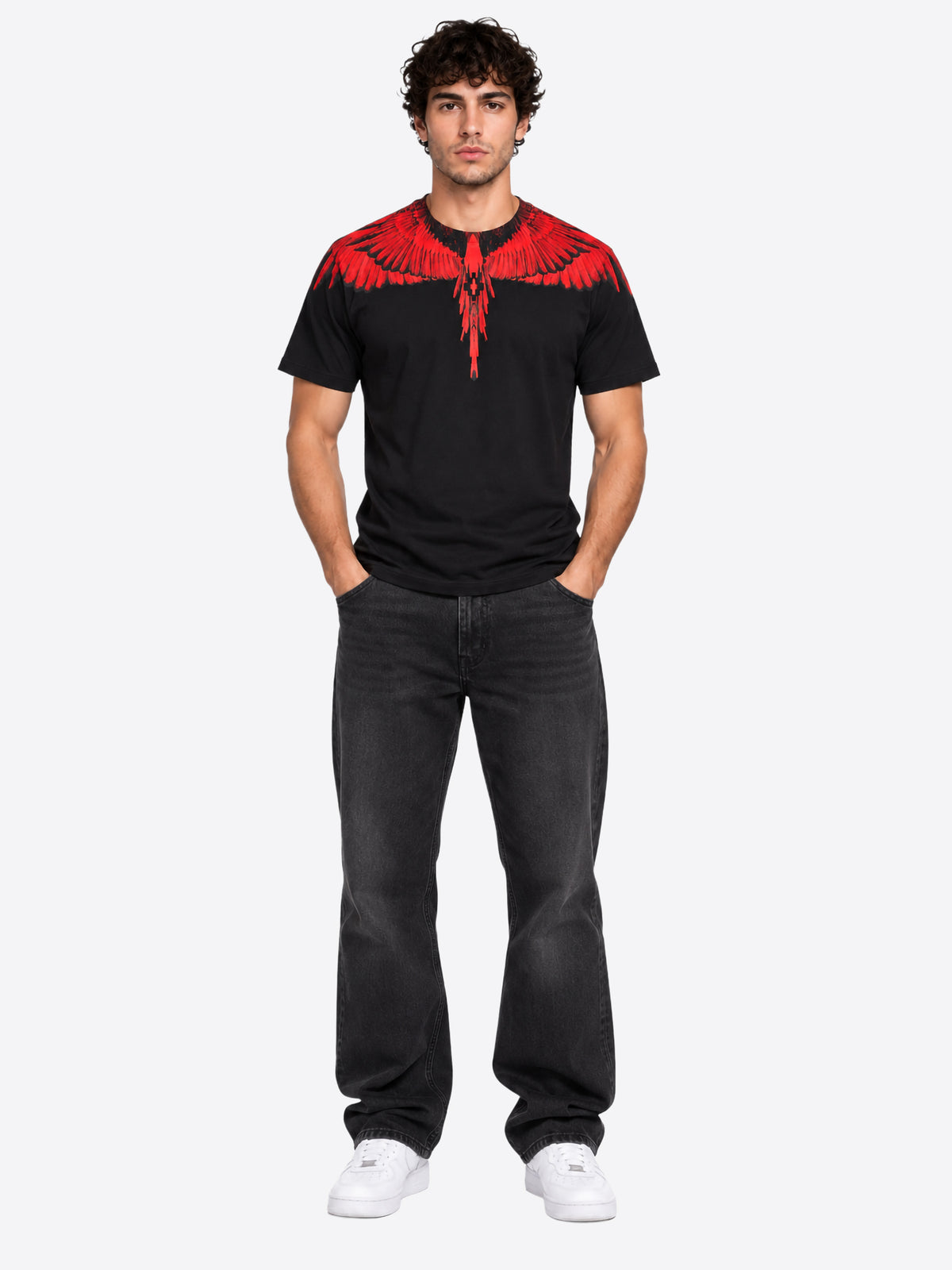 T-shirt COUNTY OF MILAN da Uomo - nero TH041110 NERO
