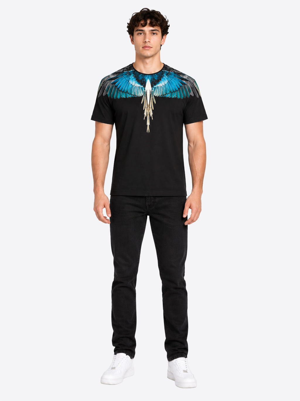 T-shirt COUNTY OF MILAN da Uomo - nero TH085110 BLACK