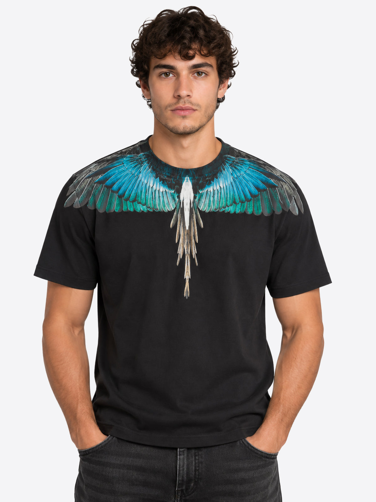 T-shirt COUNTY OF MILAN da Uomo - nero TH085110 BLACK