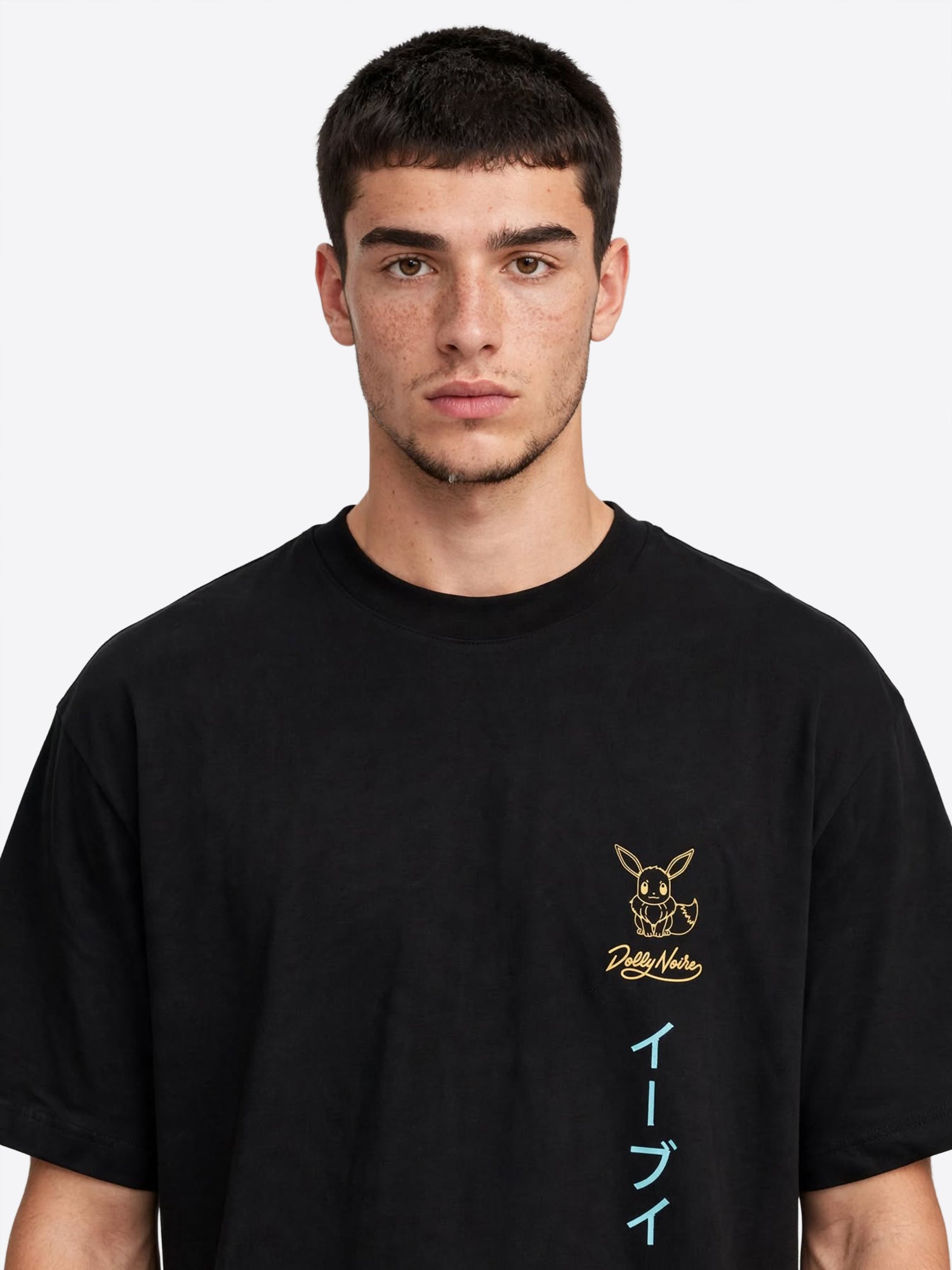 T-shirt DOLLY NOIR da Uomo - nero TS134501