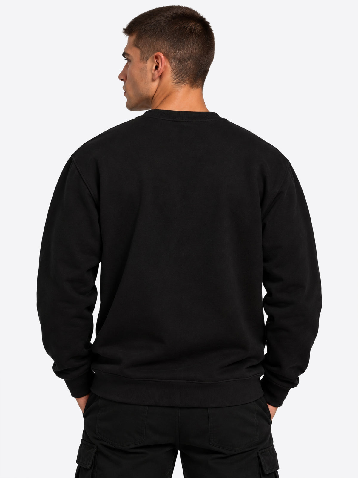 Felpa giro DS2 da Uomo - nero F62A315NERO