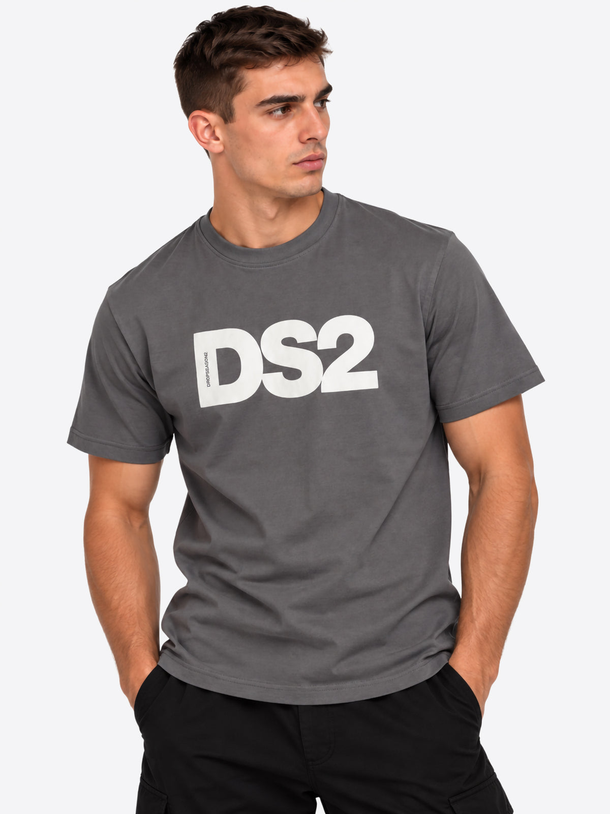 T-shirt DS2 da Uomo - grigio F62A323GRIGIO