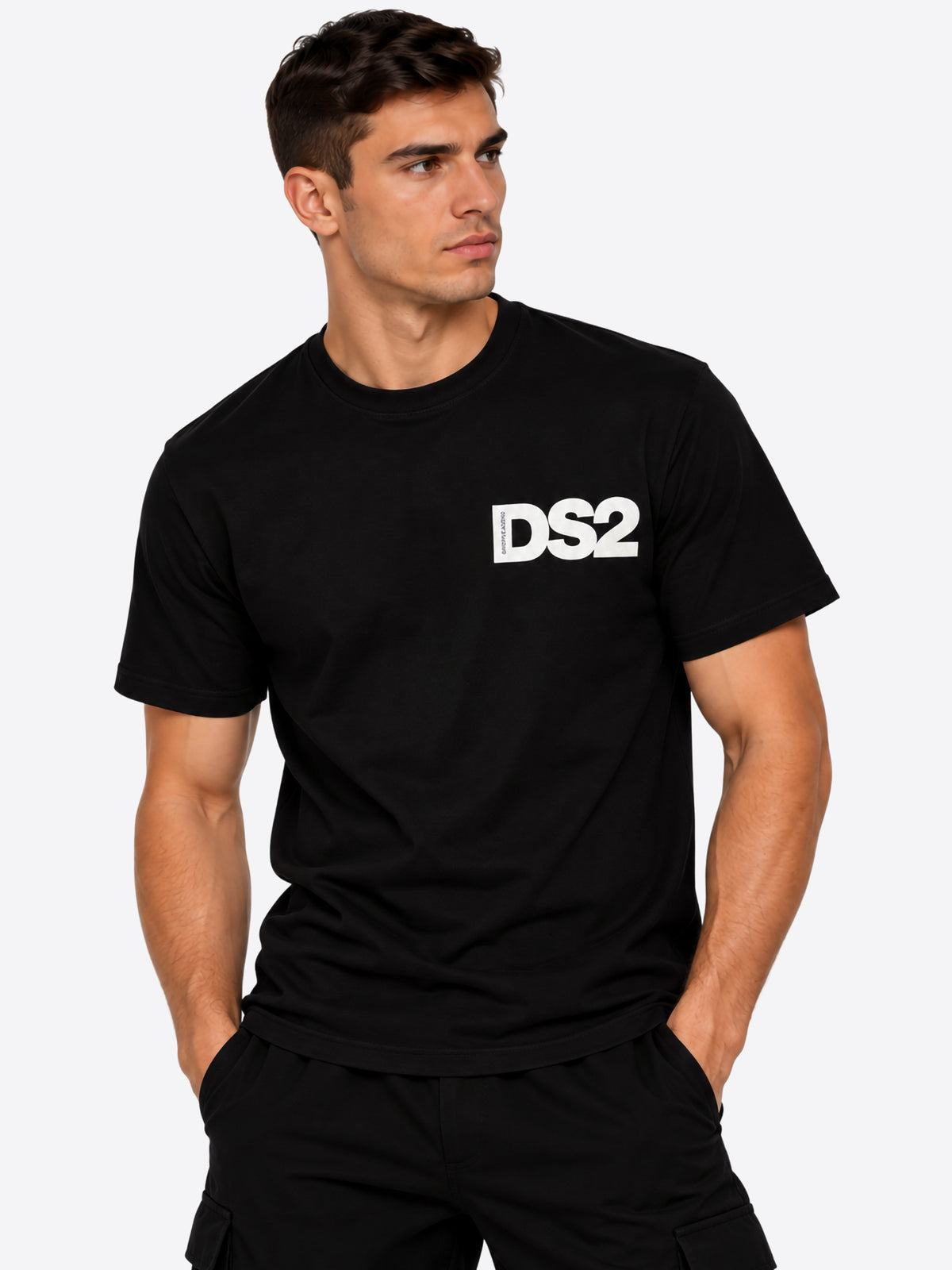 T-shirt DS2 da Uomo - nero F62A361NERO