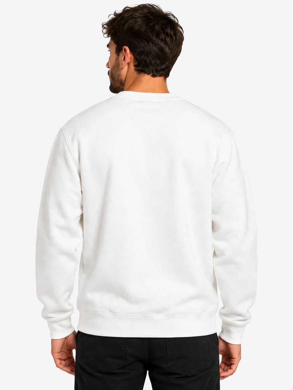 Felpa giro DS2 da Uomo - bianco F62A387BIANCO