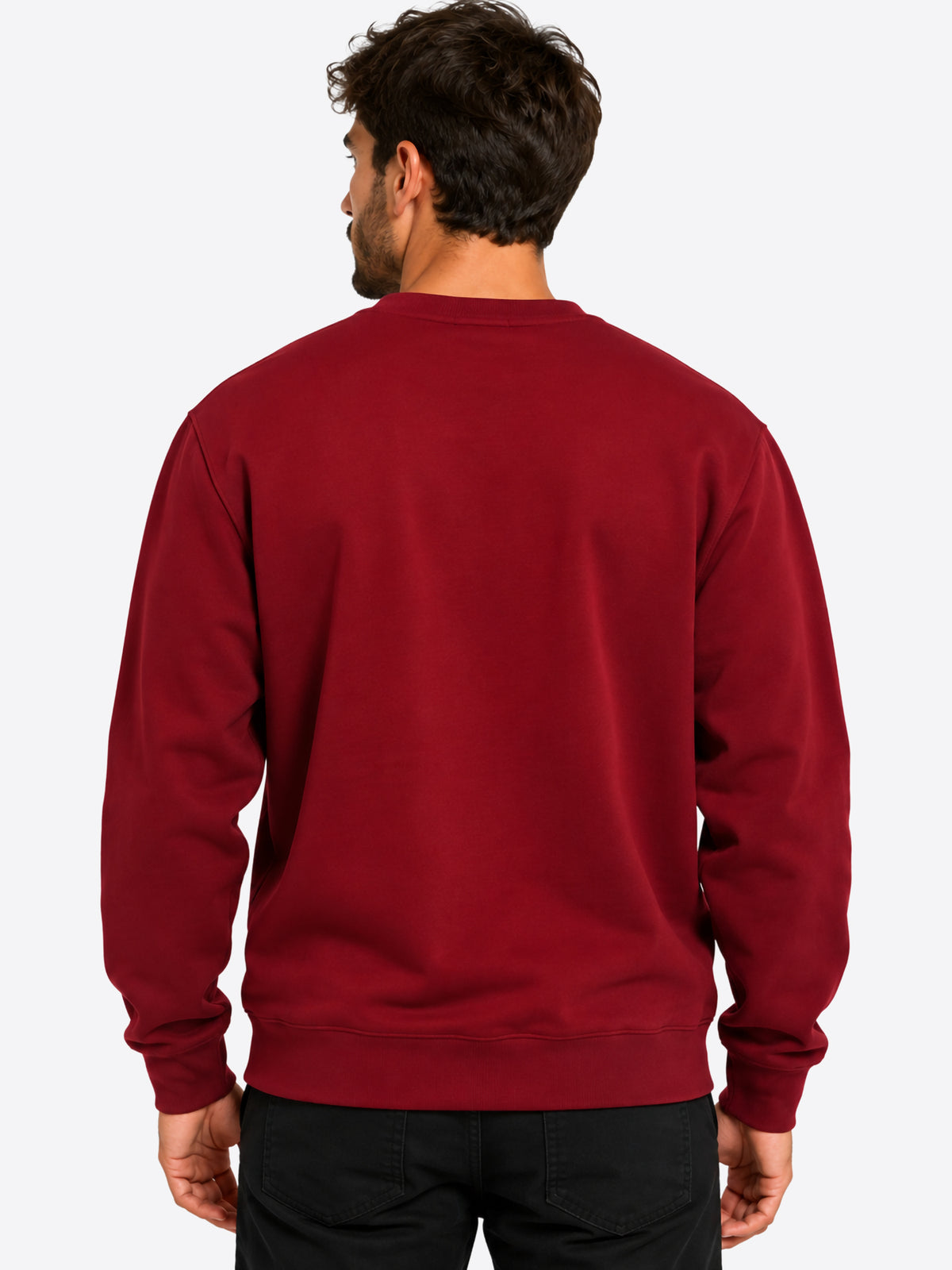 Felpa giro DS2 da Uomo - rosso F62A387BORDEAUX