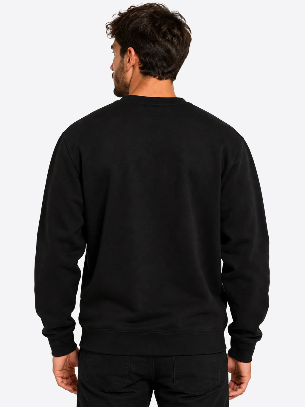 Felpa giro DS2 da Uomo - nero F62A387NERO