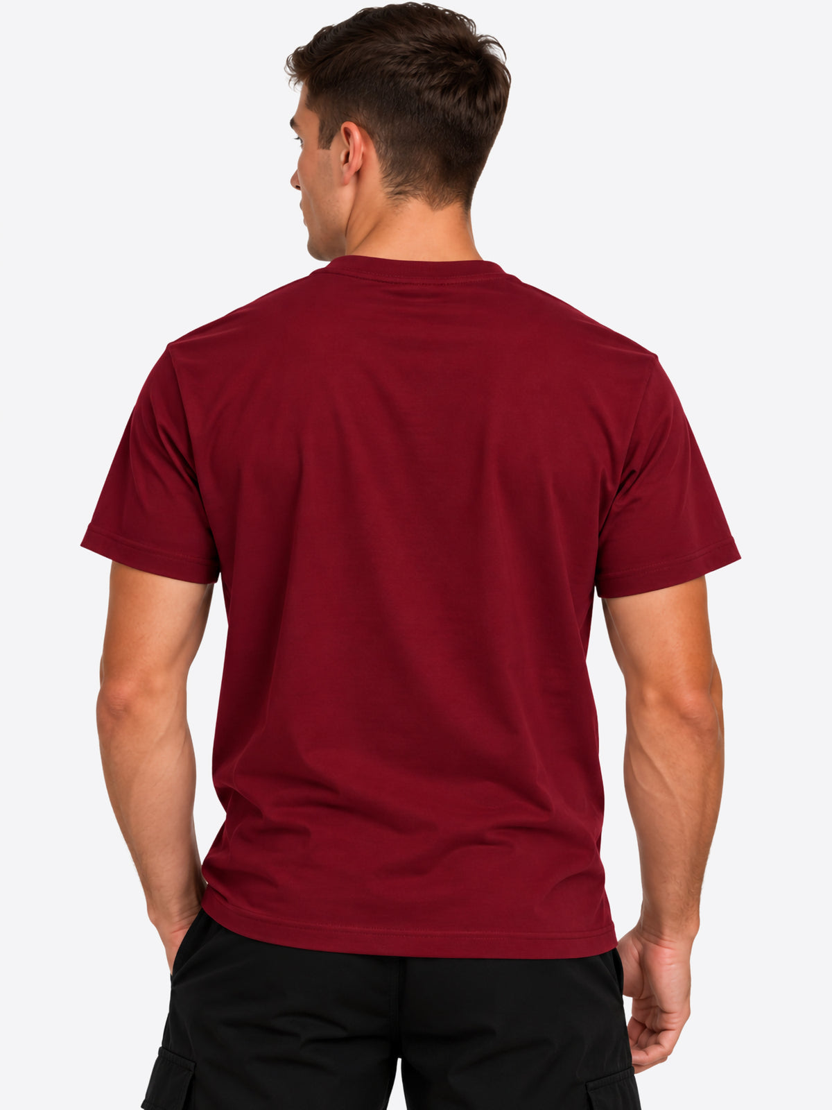 T-shirt DS2 da Uomo - rosso F62A389BIORDEAUX