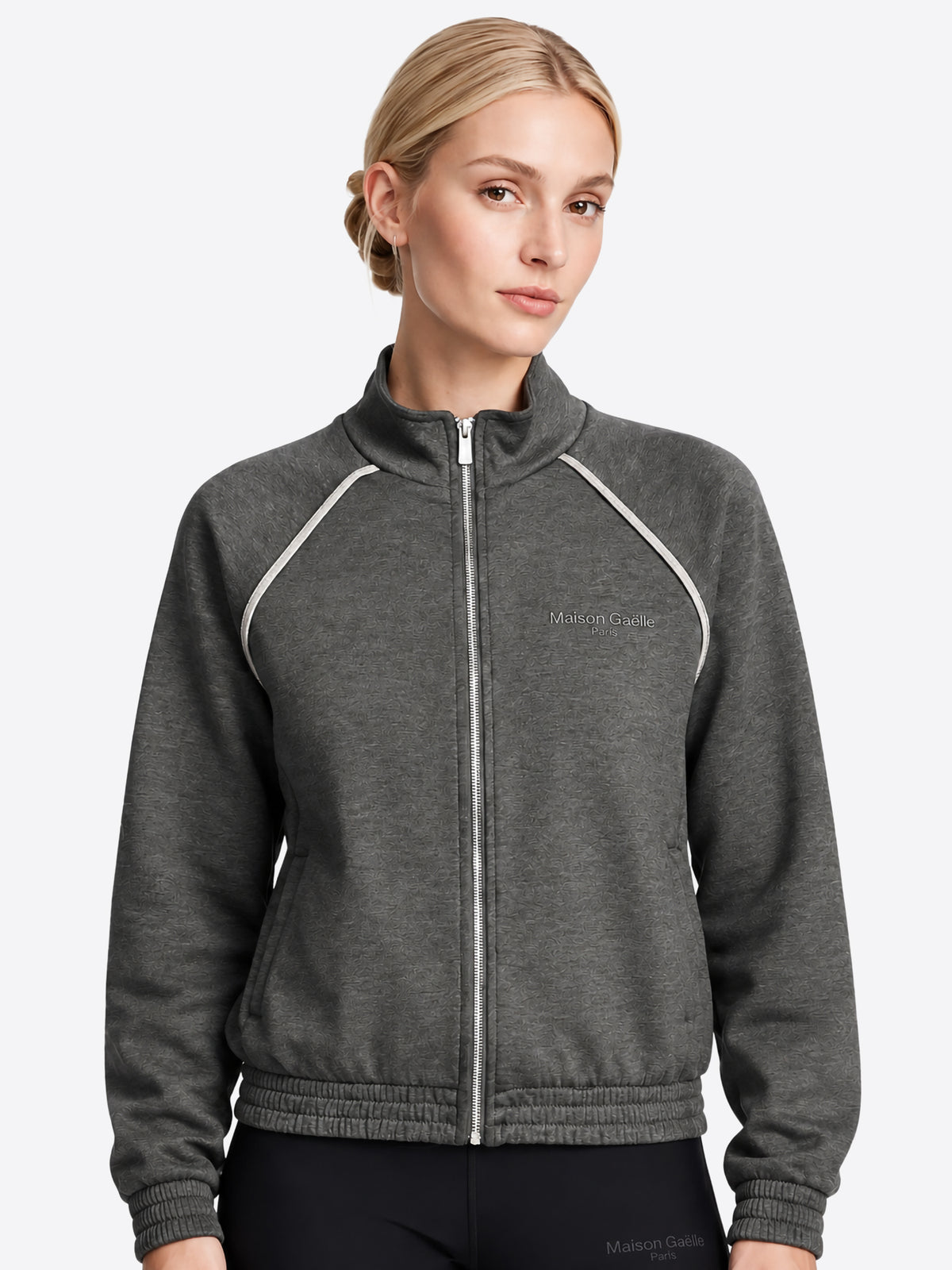 Felpa Full Zip GAELLE da Donna - grigio GAABW11178GR00 GRIGIO