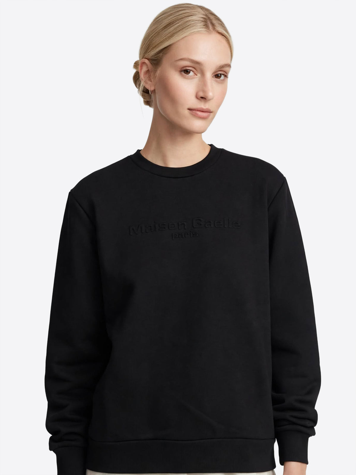 Felpa giro GAELLE da Donna - nero GAABW11308NE01