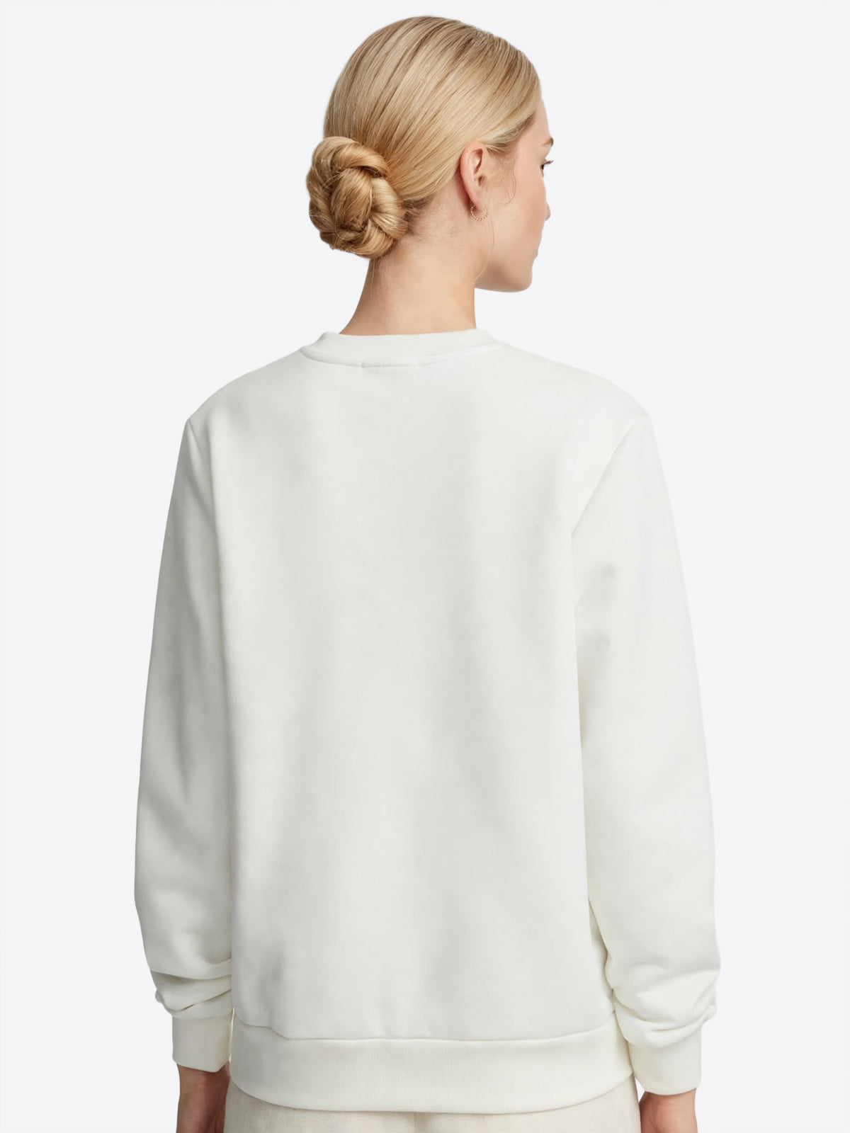 Felpa giro GAELLE da Donna - bianco GAABW11328BI02 BIANCO