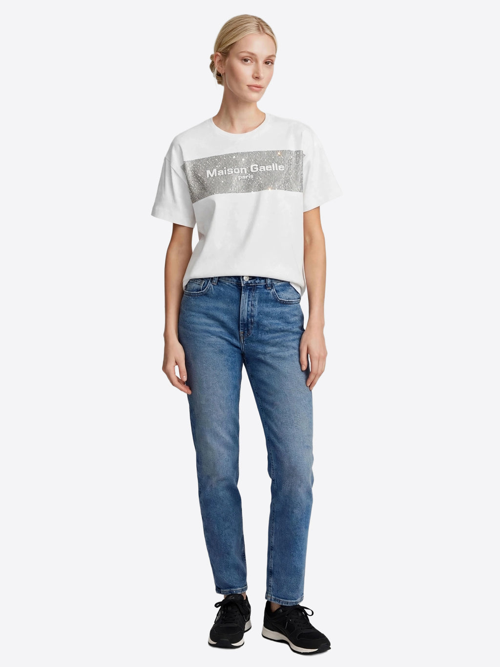 T-shirt GAELLE da Donna - bianco GAABW11329BI02 BIANCO
