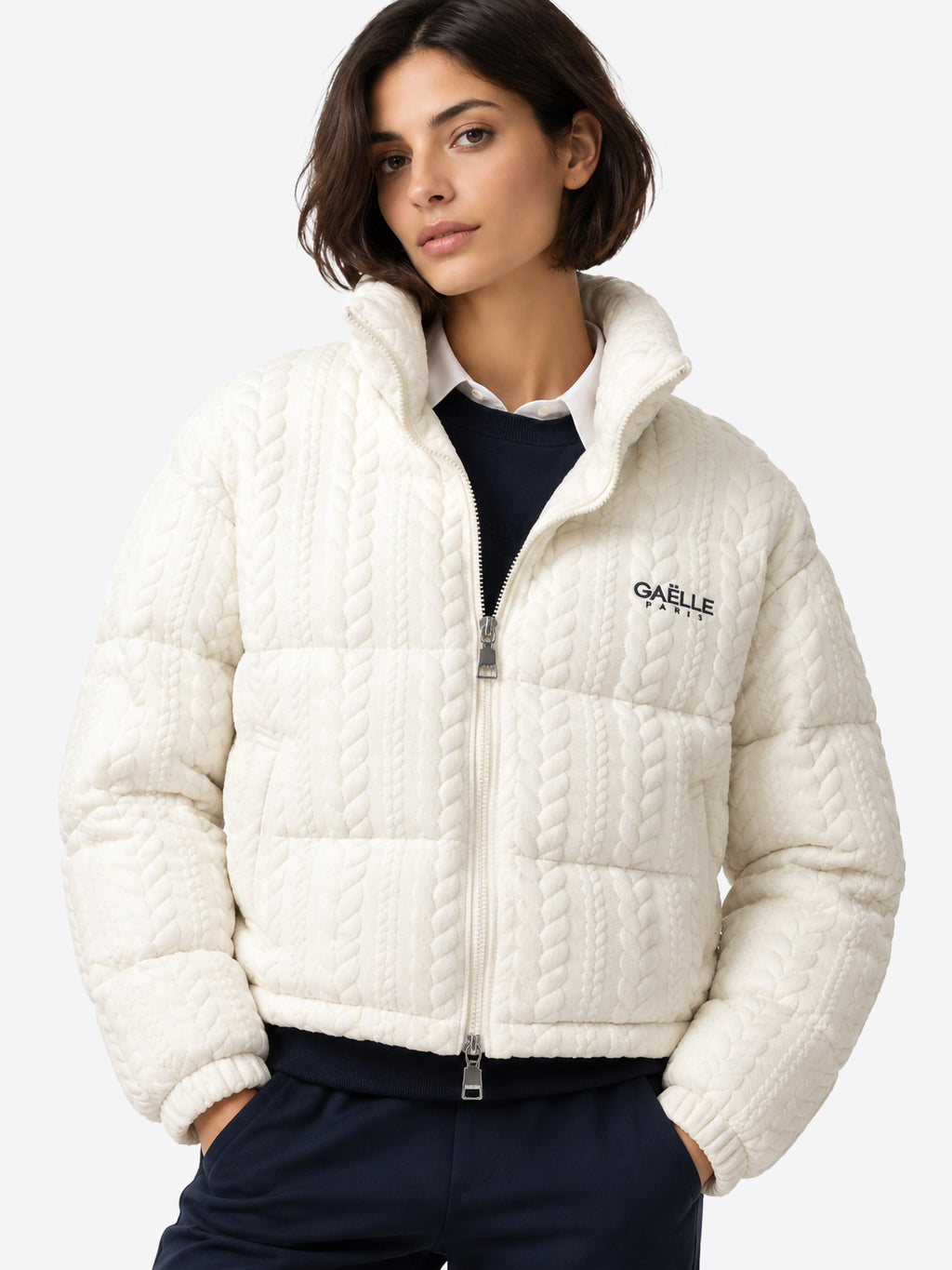 Piumino GAELLE da Donna - bianco GAABW11355BI28 PANNA