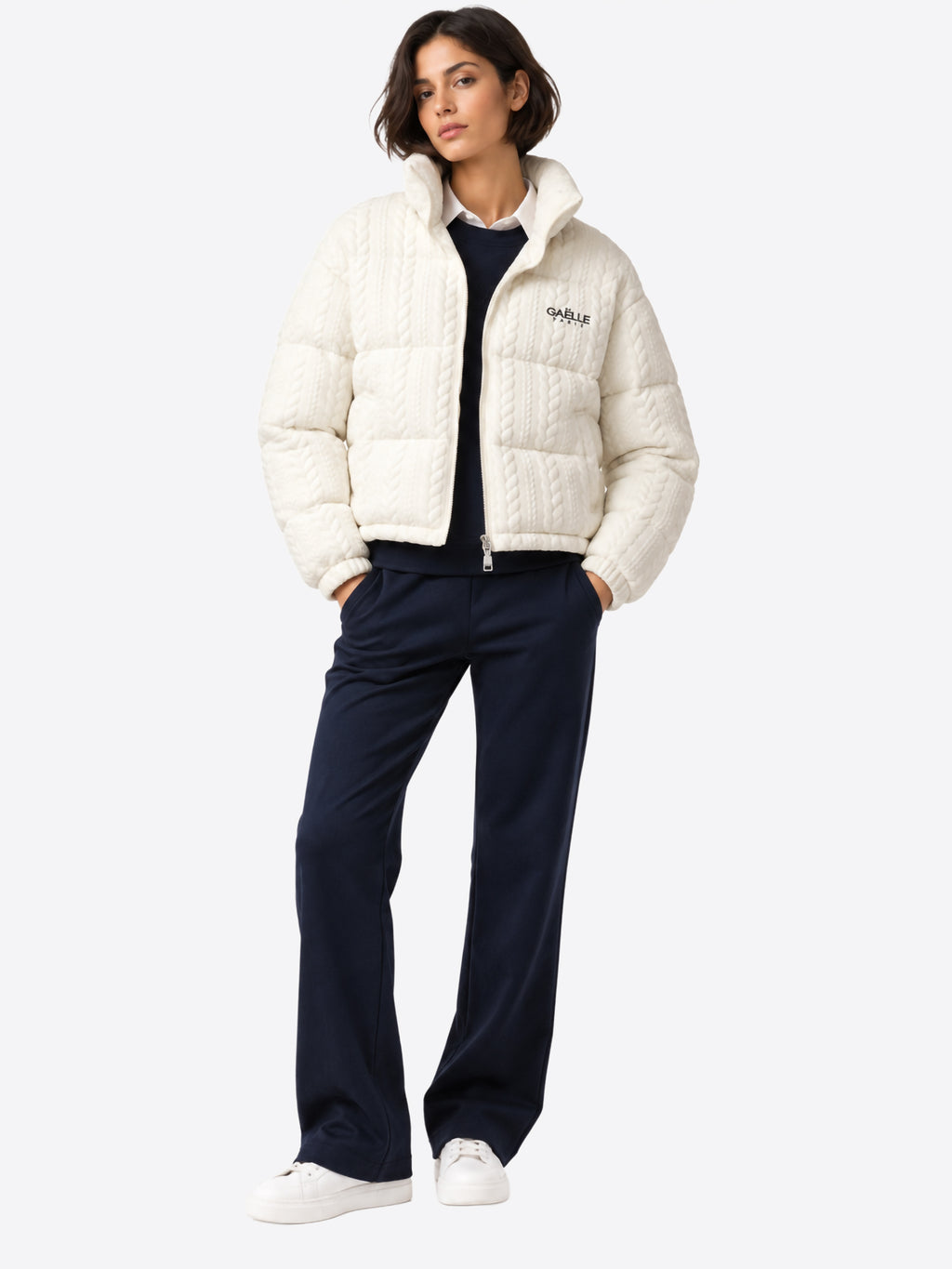 Piumino GAELLE da Donna - bianco GAABW11355BI28 PANNA