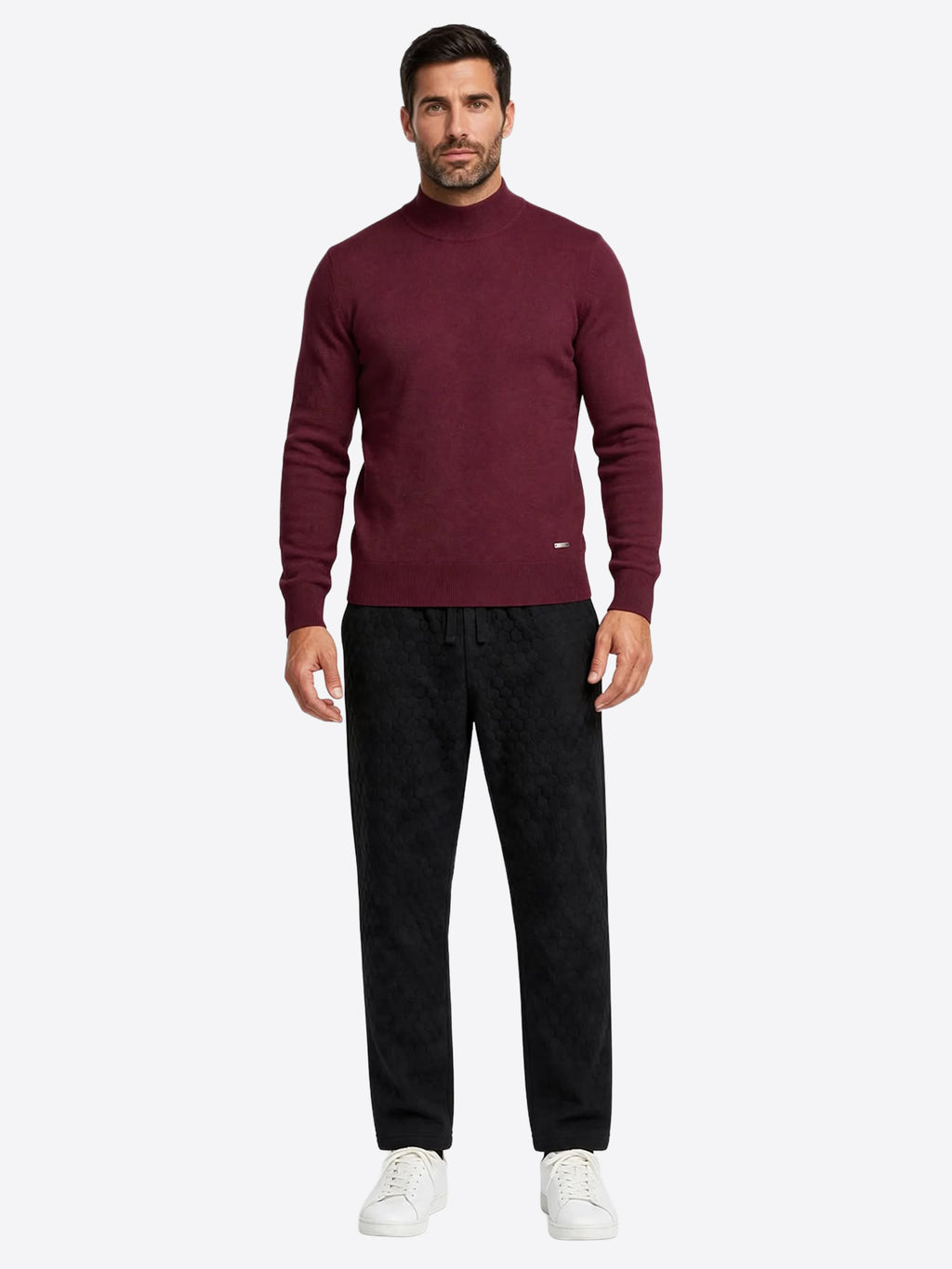 Maglia GIANNI LUPO da Uomo - rosso GL0032S-F26BORDEAUX