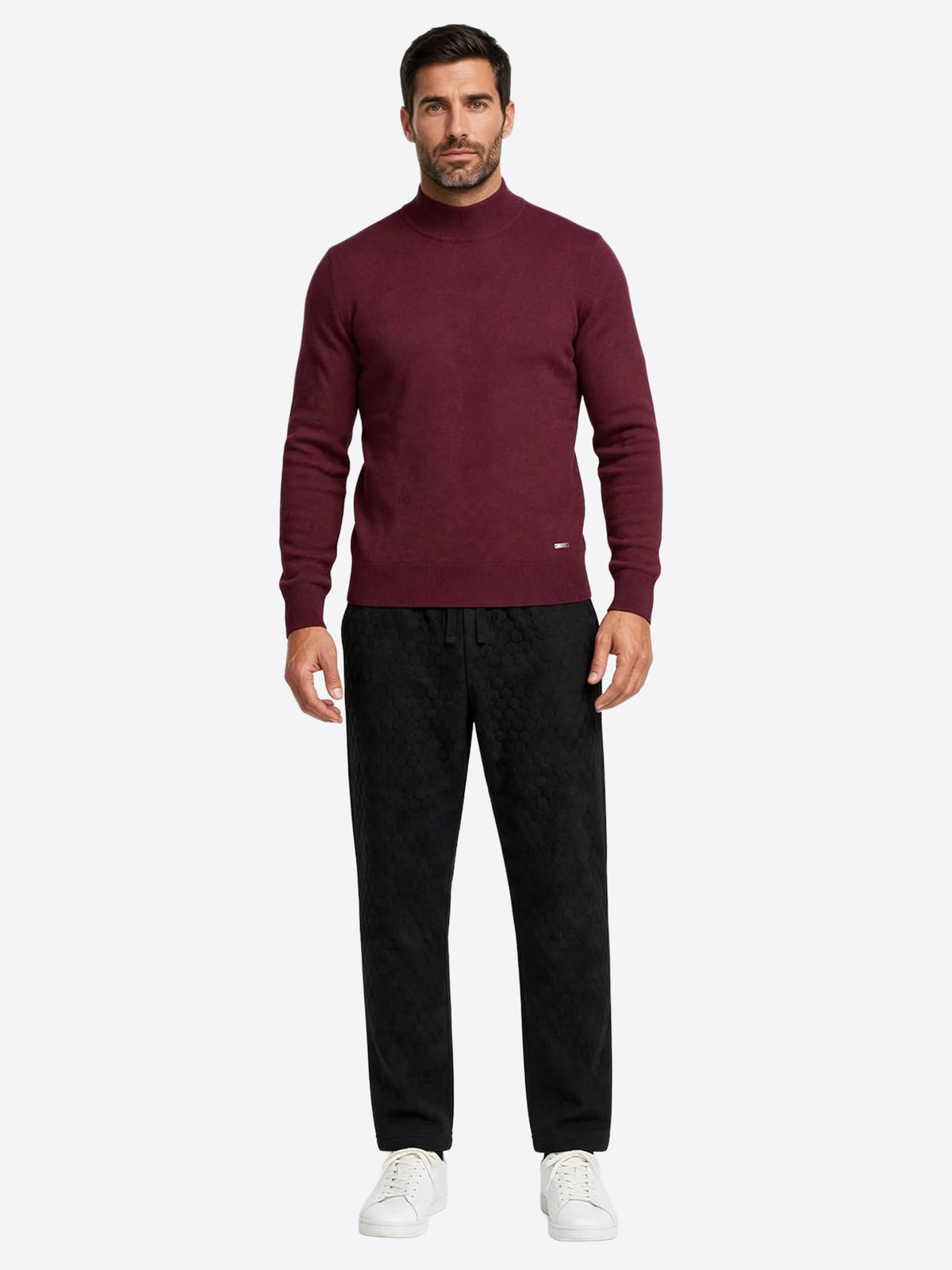 Maglia GIANNI LUPO da Uomo - rosso GL0032S-F26BORDEAUX