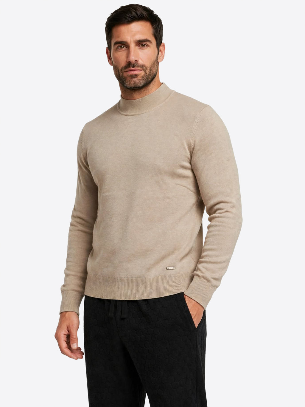 Maglia GIANNI LUPO da Uomo - beige GL0032S-F26CAMEL