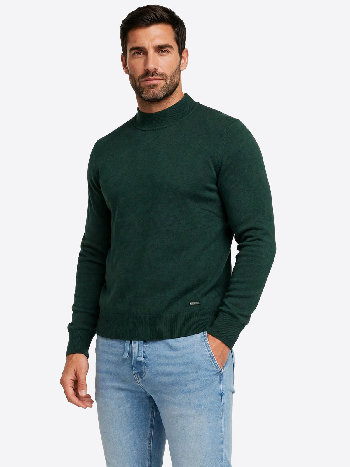 Maglia GIANNI LUPO da Uomo - verde GL0032S-F26DARKGREEN