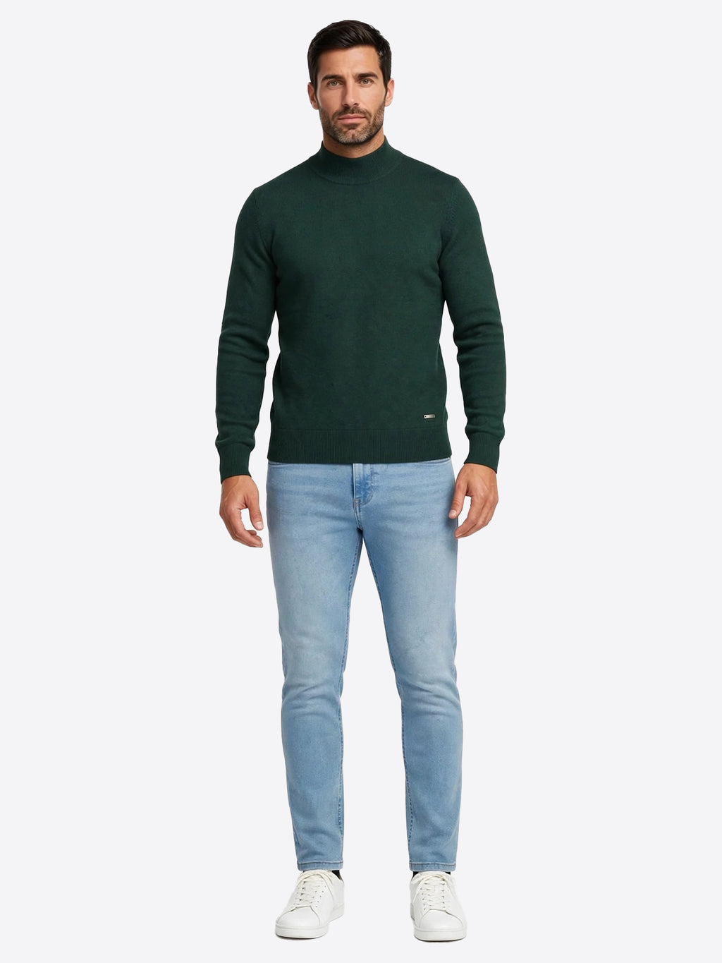 Maglia GIANNI LUPO da Uomo - verde GL0032S-F26DARKGREEN