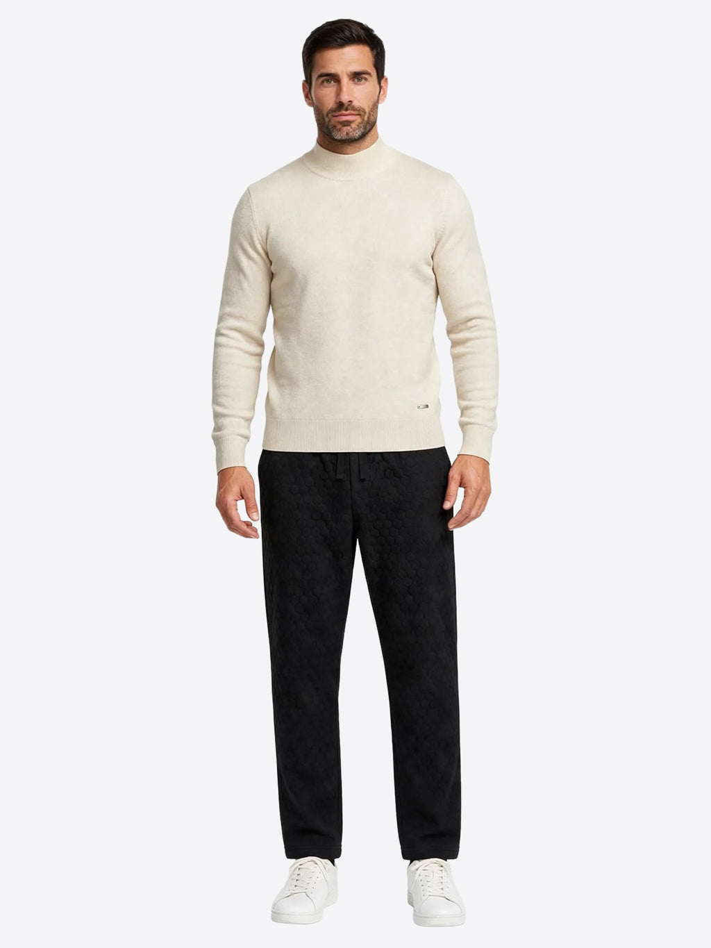 Maglia GIANNI LUPO da Uomo - bianco GL0032S-F26PANNA