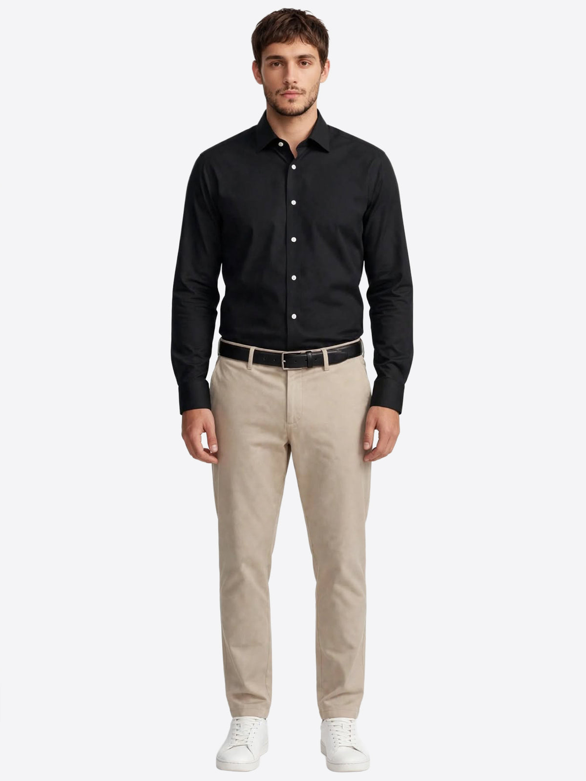 Camicia GIANNI LUPO da Uomo - nero GL1011TB-F26BLK